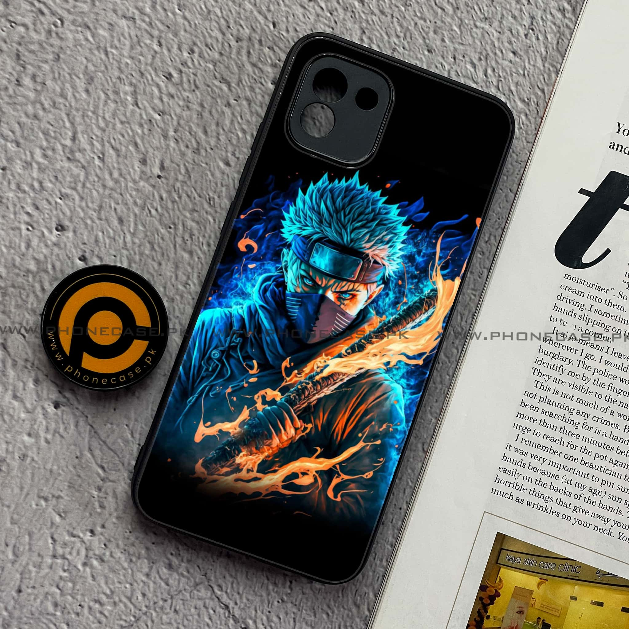 Samsung Galaxy A03 - Anime 2.0 Series - Premium Printed Glass soft Bumper shock Proof Case