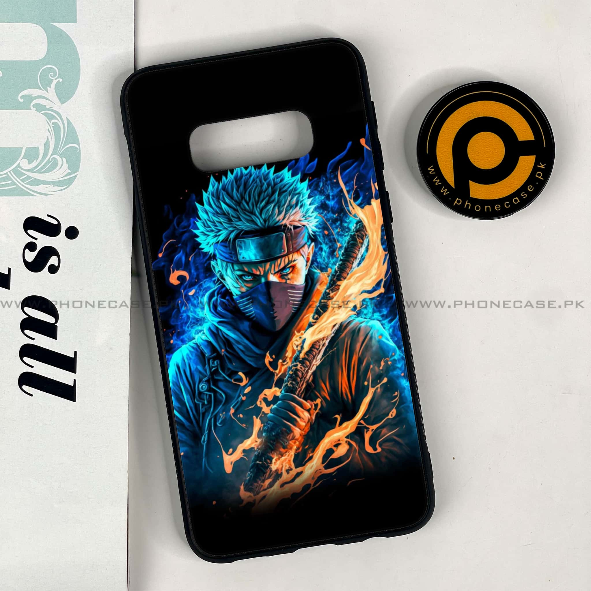 Galaxy S10e - Anime 2.0 Series - Premium Printed Glass soft Bumper shock Proof Case