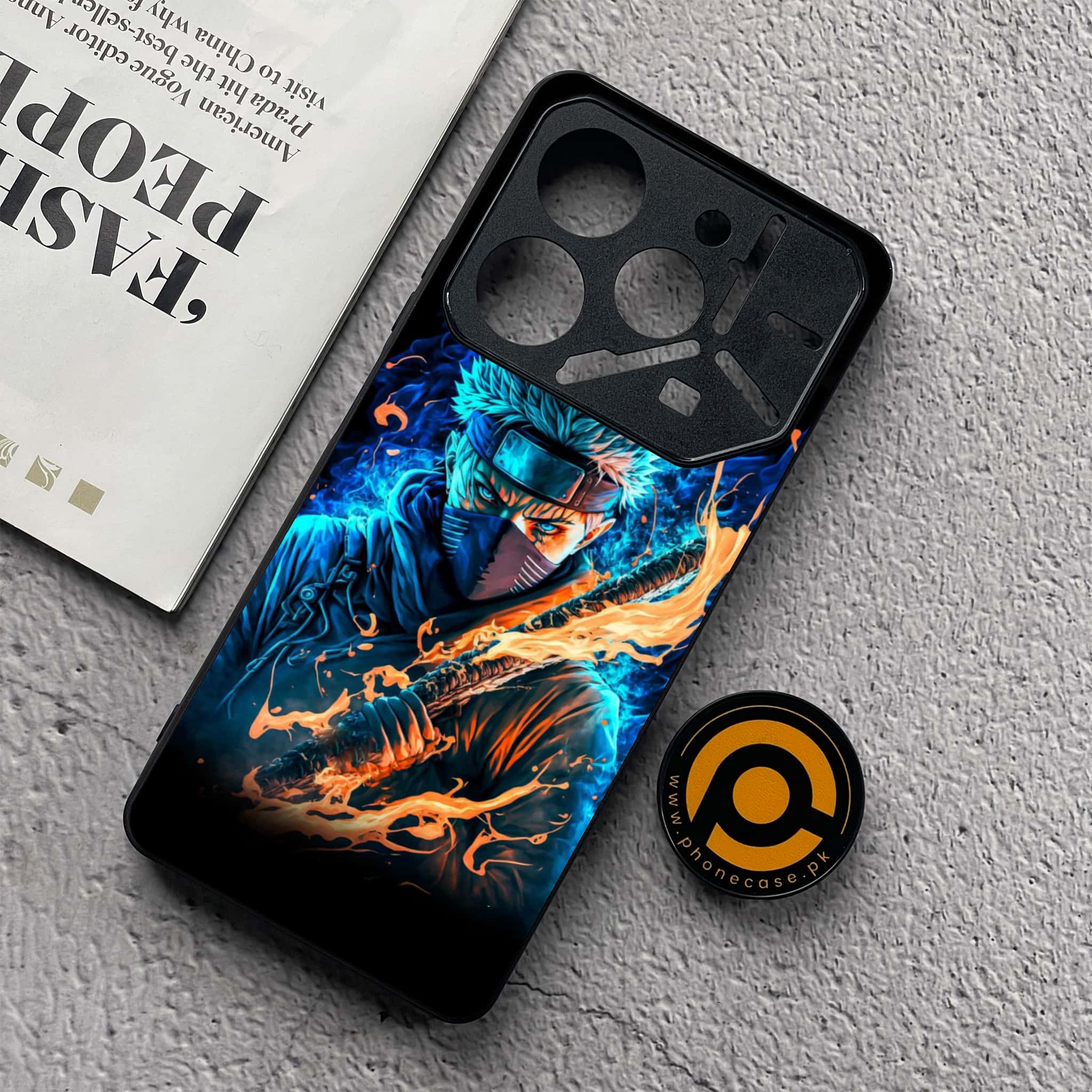 Tecno Pova 6 Neo - Anime 2.0 Series - Premium Metal  Printed soft Bumper shock Proof Case