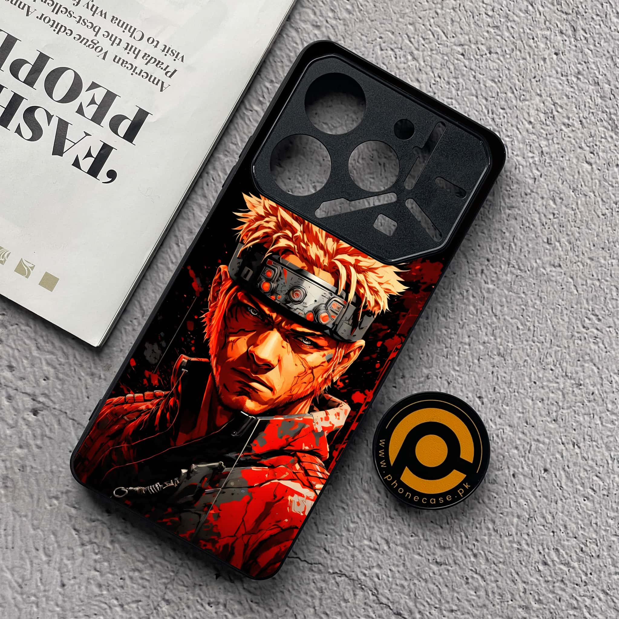 Tecno Pova 6 Neo - Anime 2.0 Series - Premium Metal  Printed soft Bumper shock Proof Case
