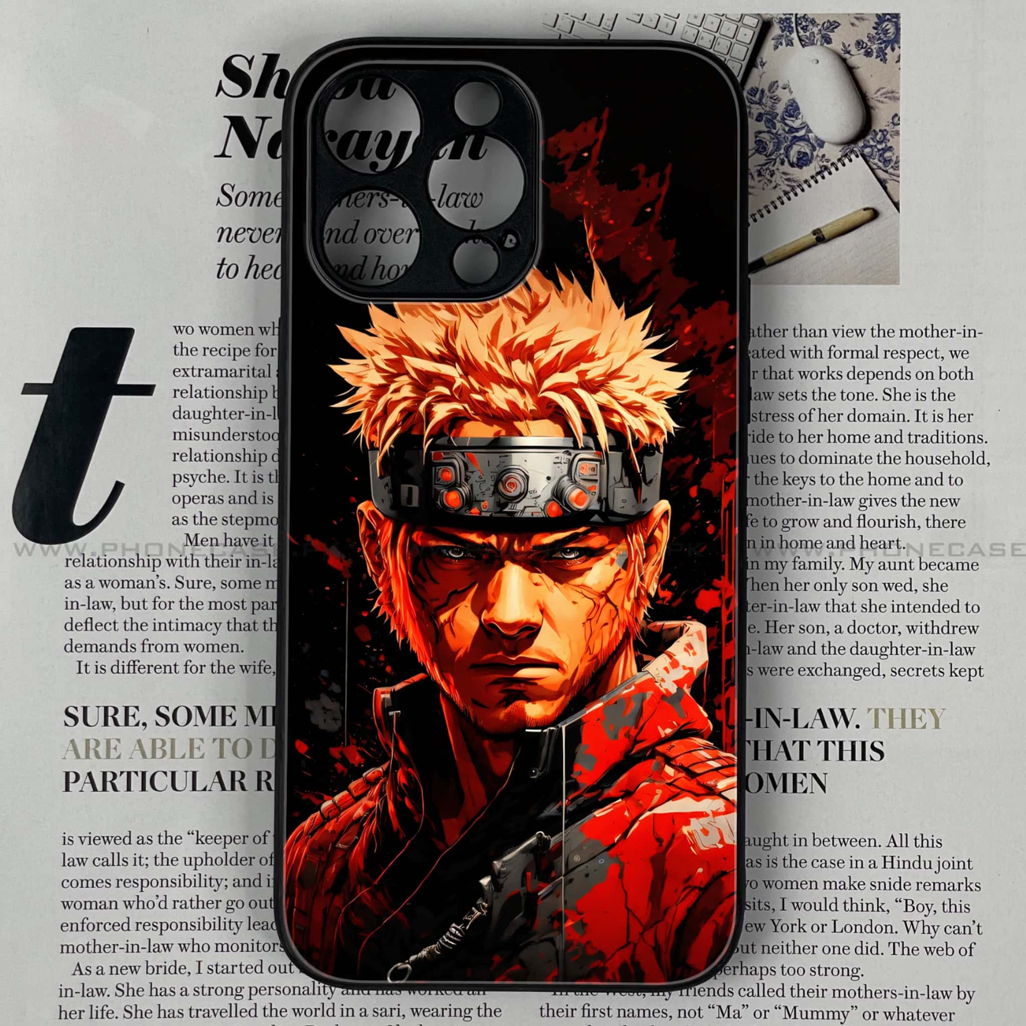 iPhone 14 Pro Max - Anime 2.0 Series - Premium Metal Printed soft Bumper shock Proof Case