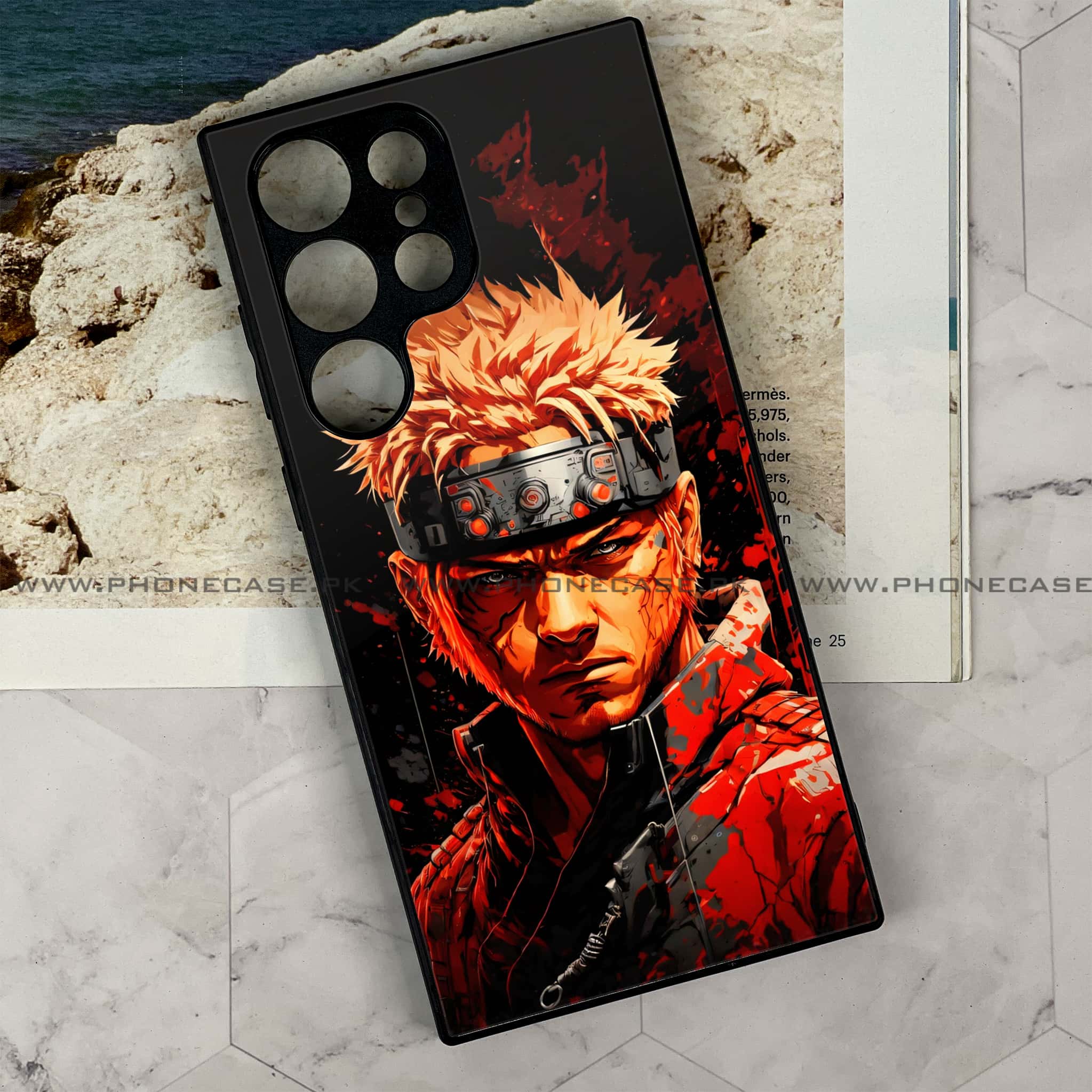 Samsung Galaxy S24 Ultra - Anime 2.0 Series - Premium Metal Printed soft Bumper shock Proof Case