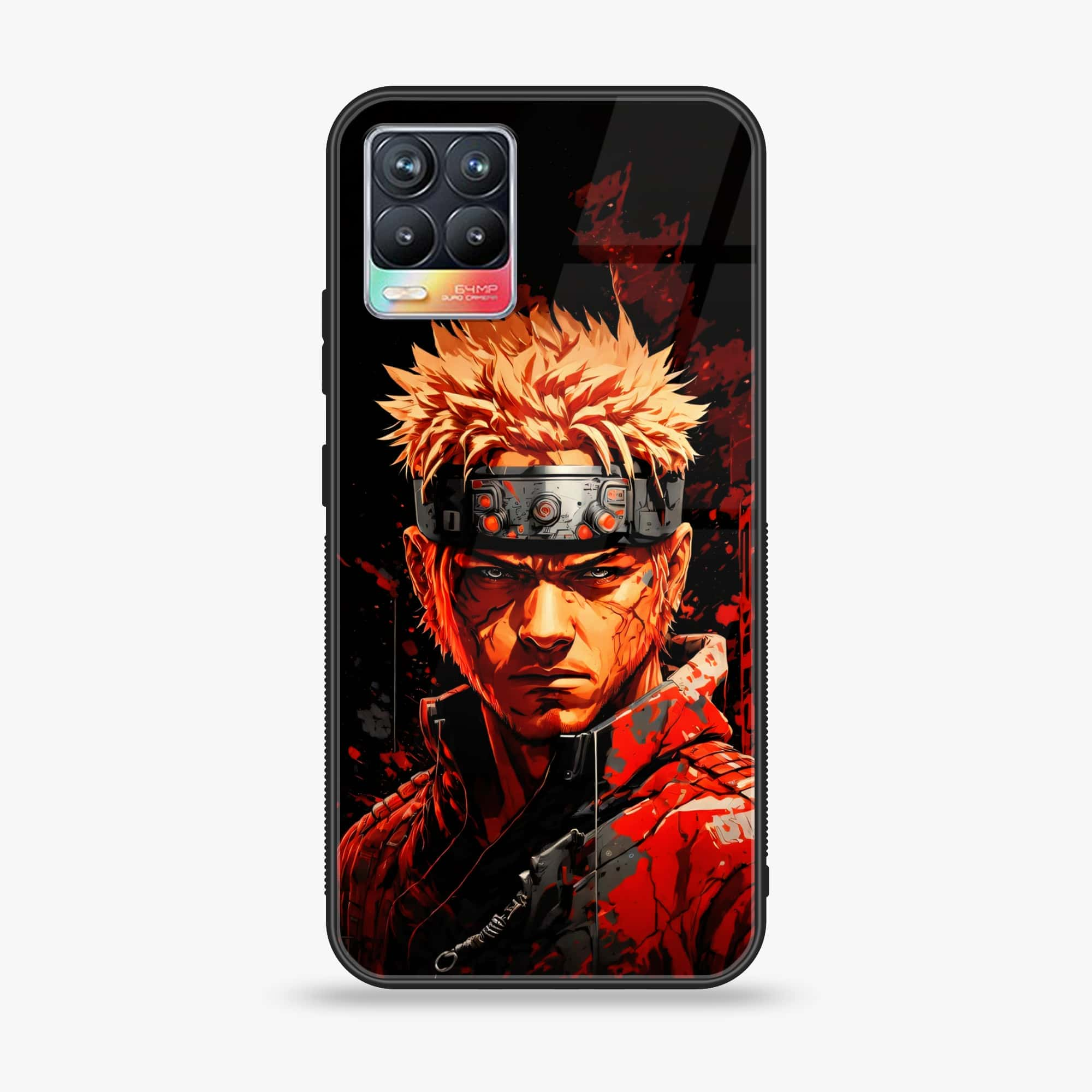 Realme 8 Pro - Anime 2.0 Series - Premium Printed Glass soft Bumper shock Proof Case