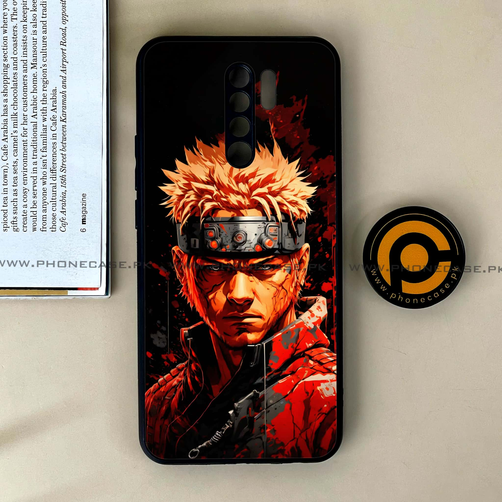 Xiaomi Redmi 9 - Anime 2.0 Series - Premium Printed Glass soft Bumper shock Proof Case