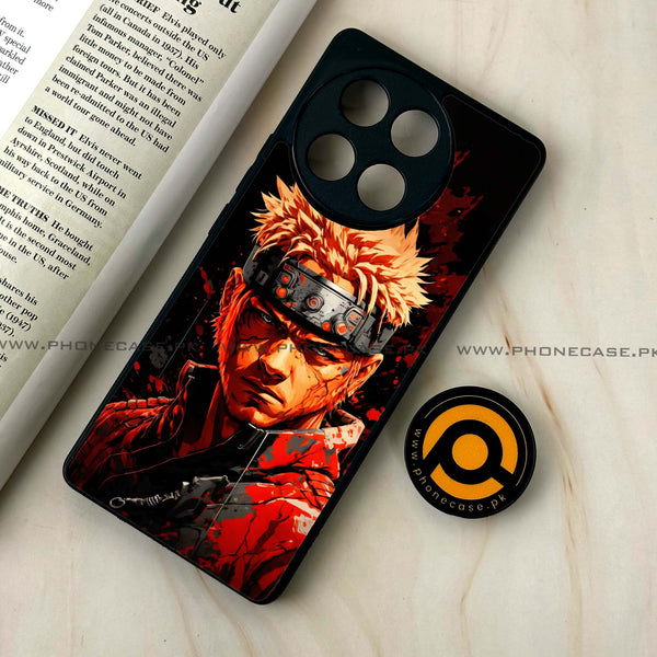 Tecno Camon 30s - Anime 2.0 Series Design 5  - Premium Printed Glass soft Bumper shock Proof Case CS-21475