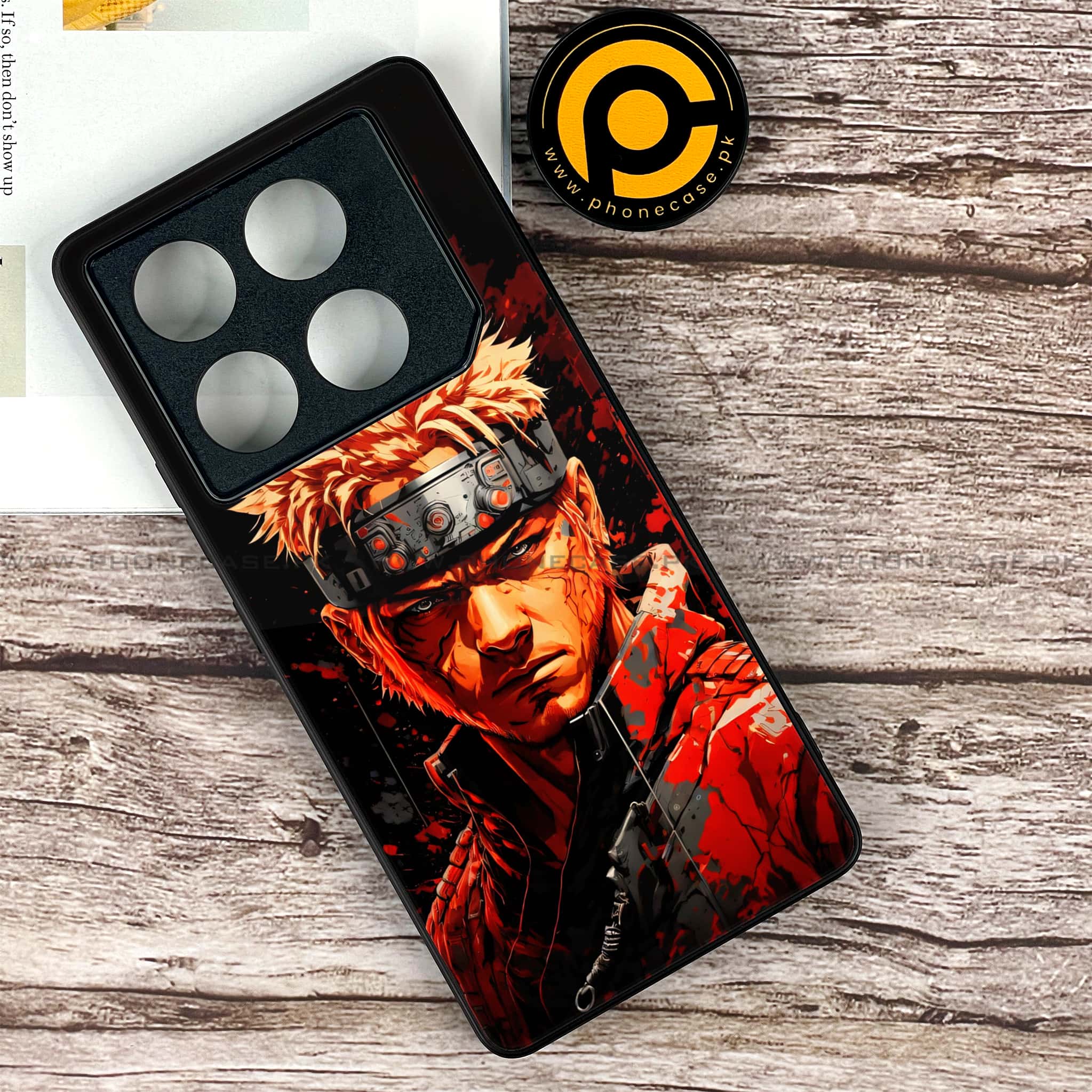 Infinix GT 20 Pro - Anime 2.0 Series - Premium Printed Glass soft Bumper shock Proof Case