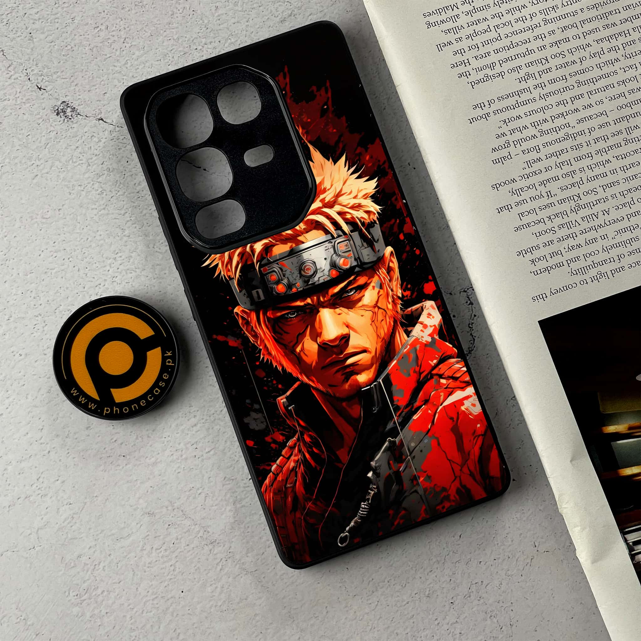 Infinix Note 50 - Anime 2.0 Series - Premium Metal Printed Soft Bumper Shockproof Case