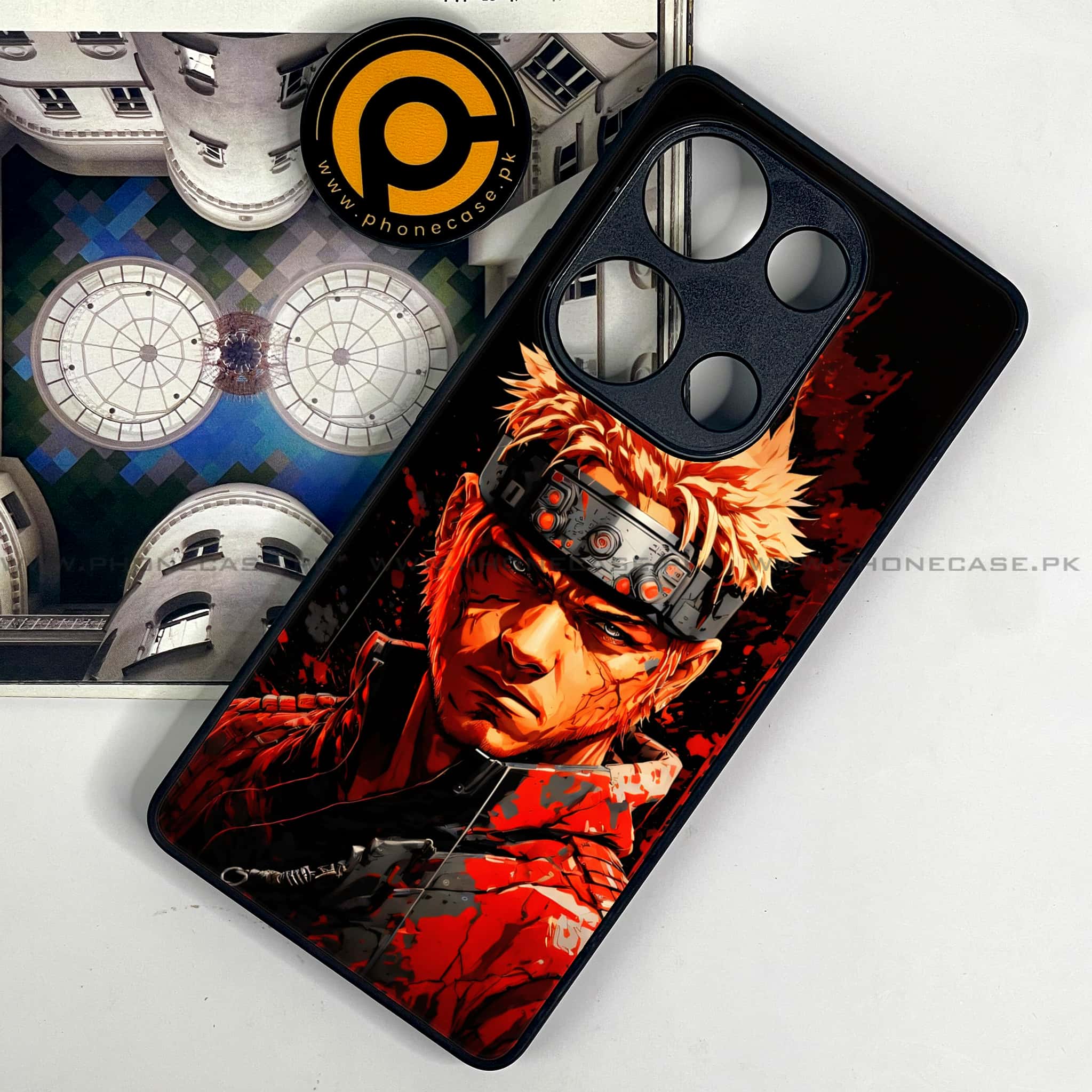 Redmi Note 13 Pro 4G - Anime 2.0 Series - Premium Metal Printed soft Bumper shock Proof Case