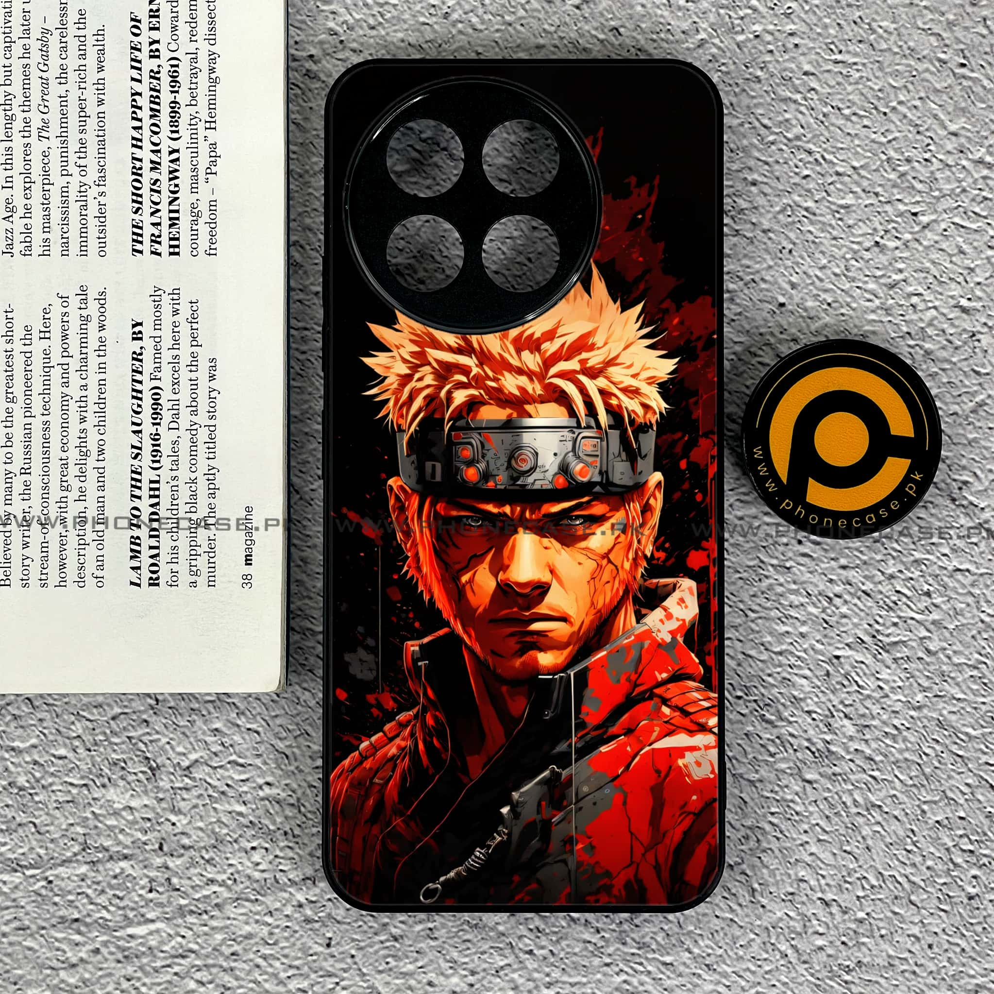 Tecno Spark 30 Pro - Anime 2.0 Series - Premium Printed Glass soft Bumper shock Proof Case