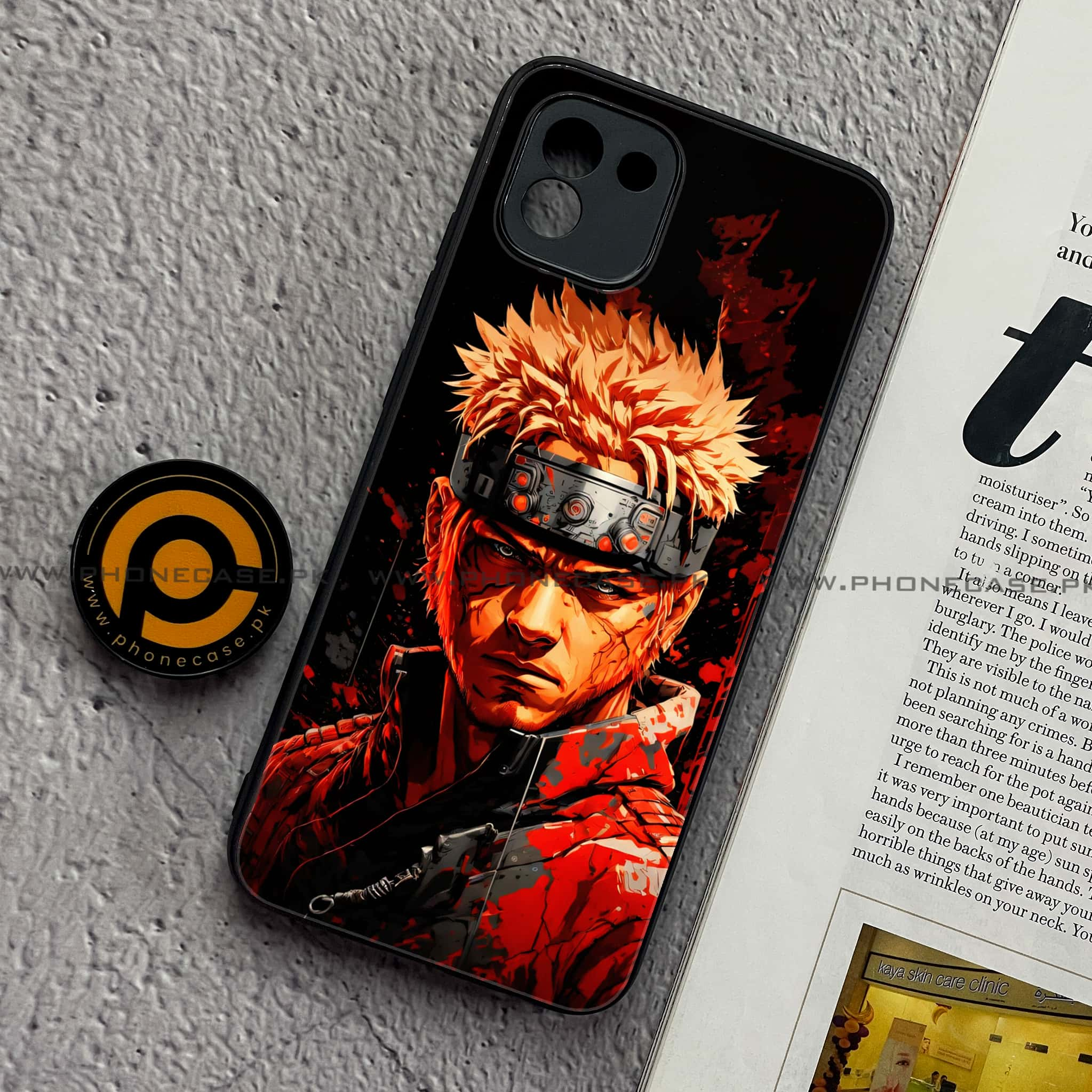 Samsung Galaxy A03 - Anime 2.0 Series - Premium Printed Glass soft Bumper shock Proof Case