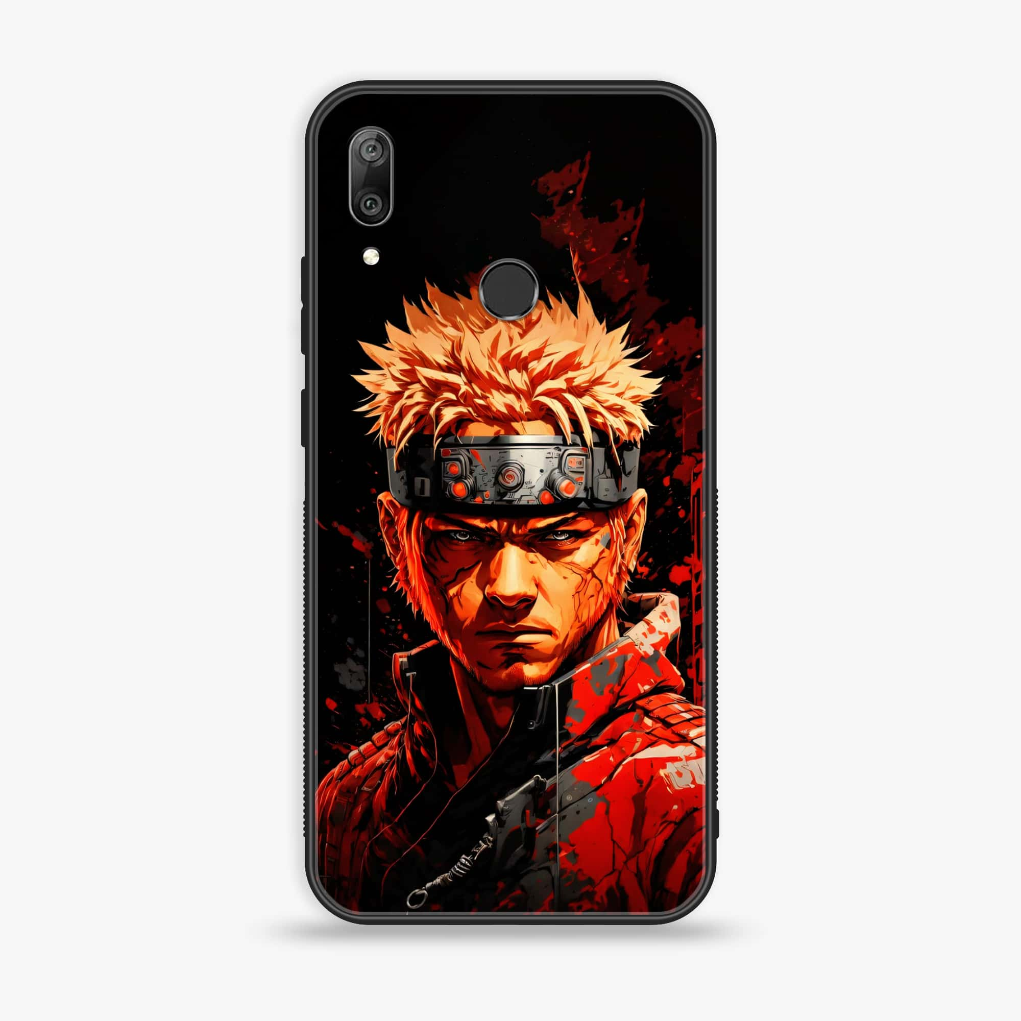 Huawei Y7 Prime (2019) - Anime 2.0 Series - Premium Printed Glass soft Bumper shock Proof Case