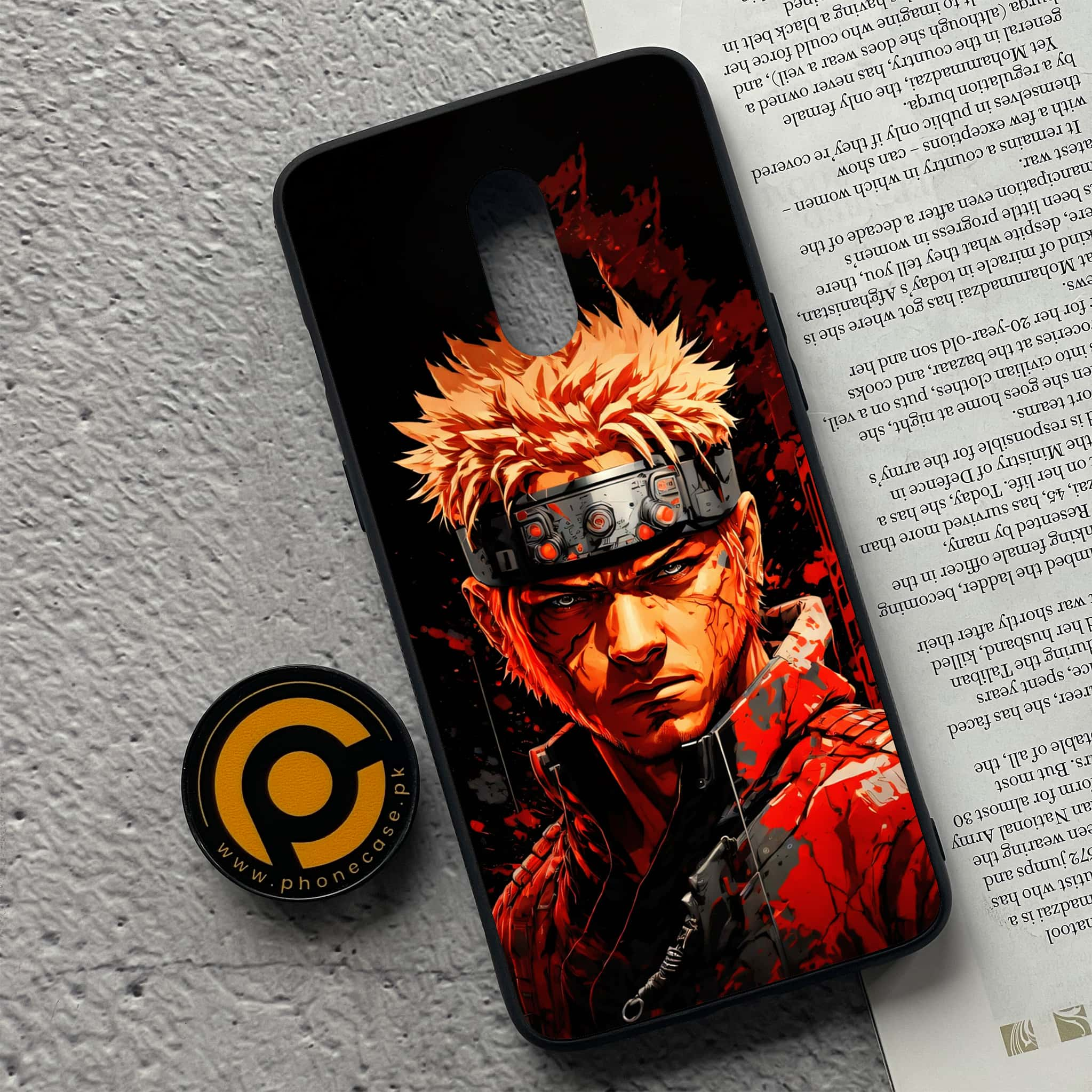 OnePlus 7 - Anime 2.0 Series - Premium Printed Glass soft Bumper shock Proof Case