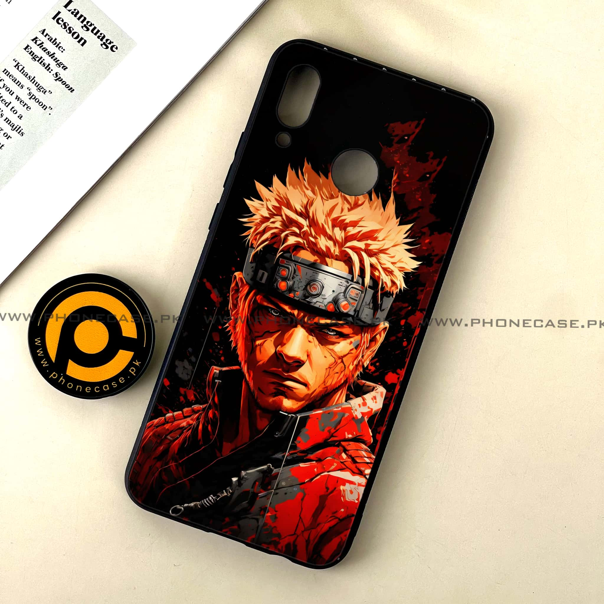 Huawei Nova 3 - Anime 2.0 Series - Premium Printed Glass soft Bumper shock Proof Case