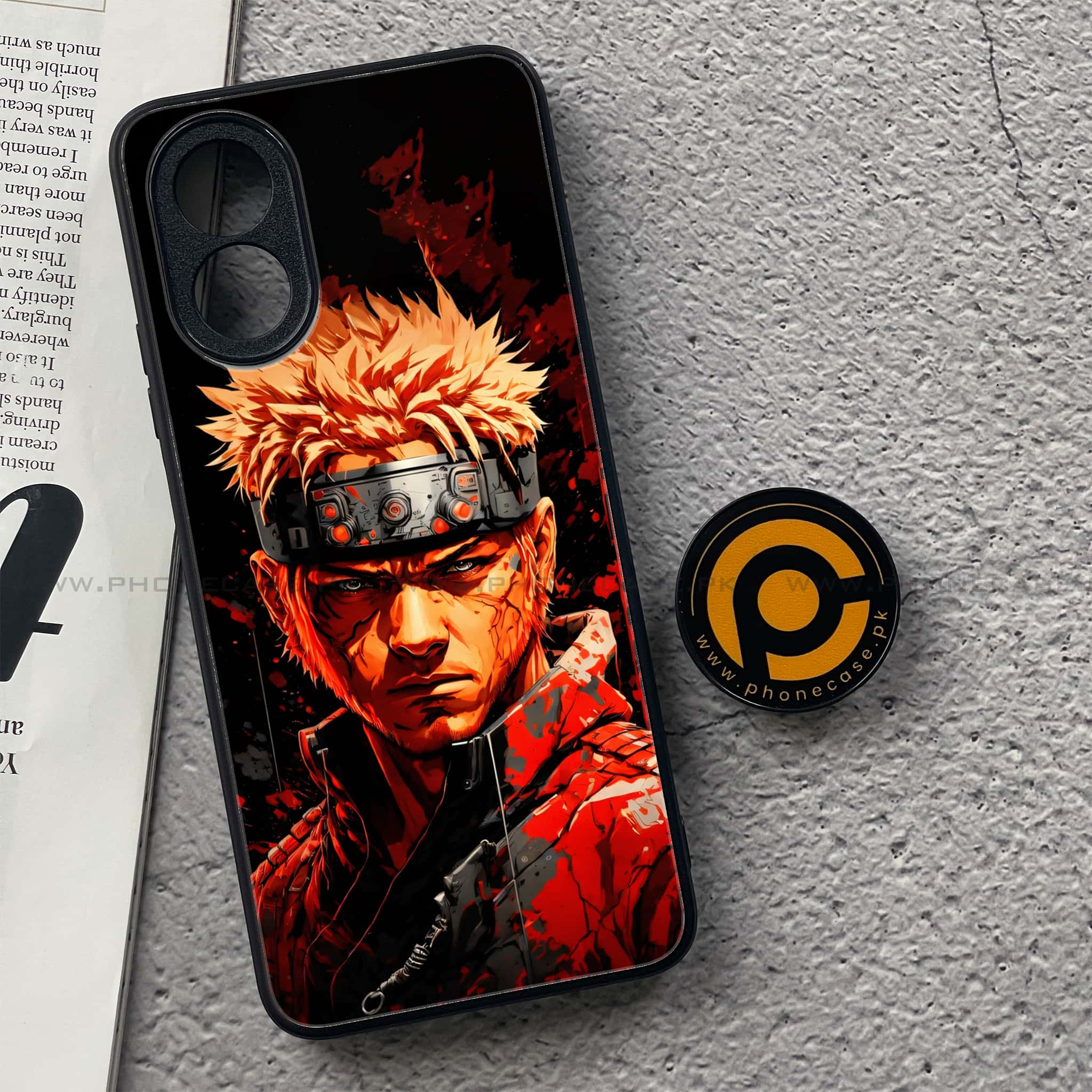 Oppo A18 4G - Anime 2.0 Series - Premium Printed Glass soft Bumper shock Proof Case