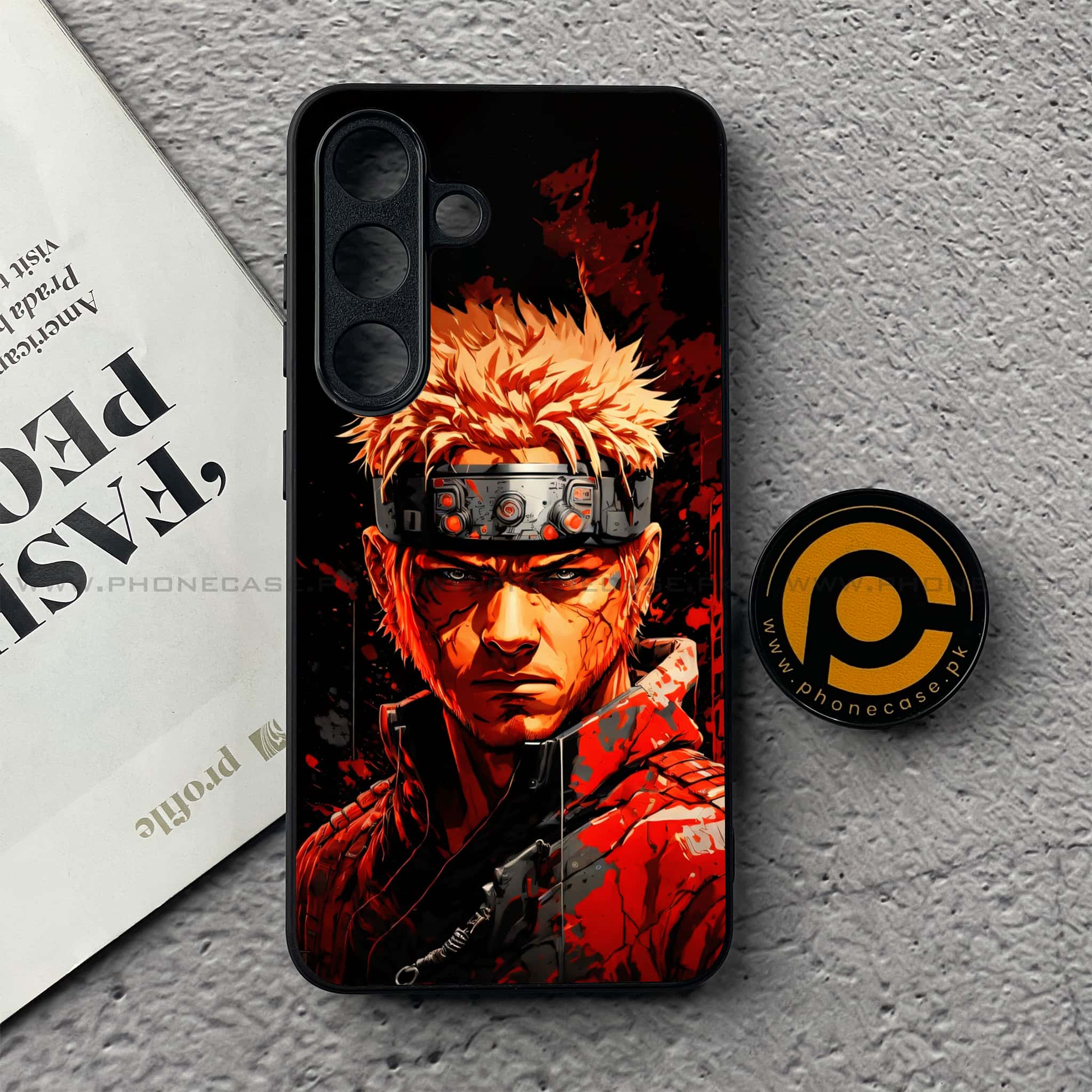 Samsung Galaxy S25 FE - Anime 2.0 Series - Premium Metal Printed soft Bumper shock Proof Case