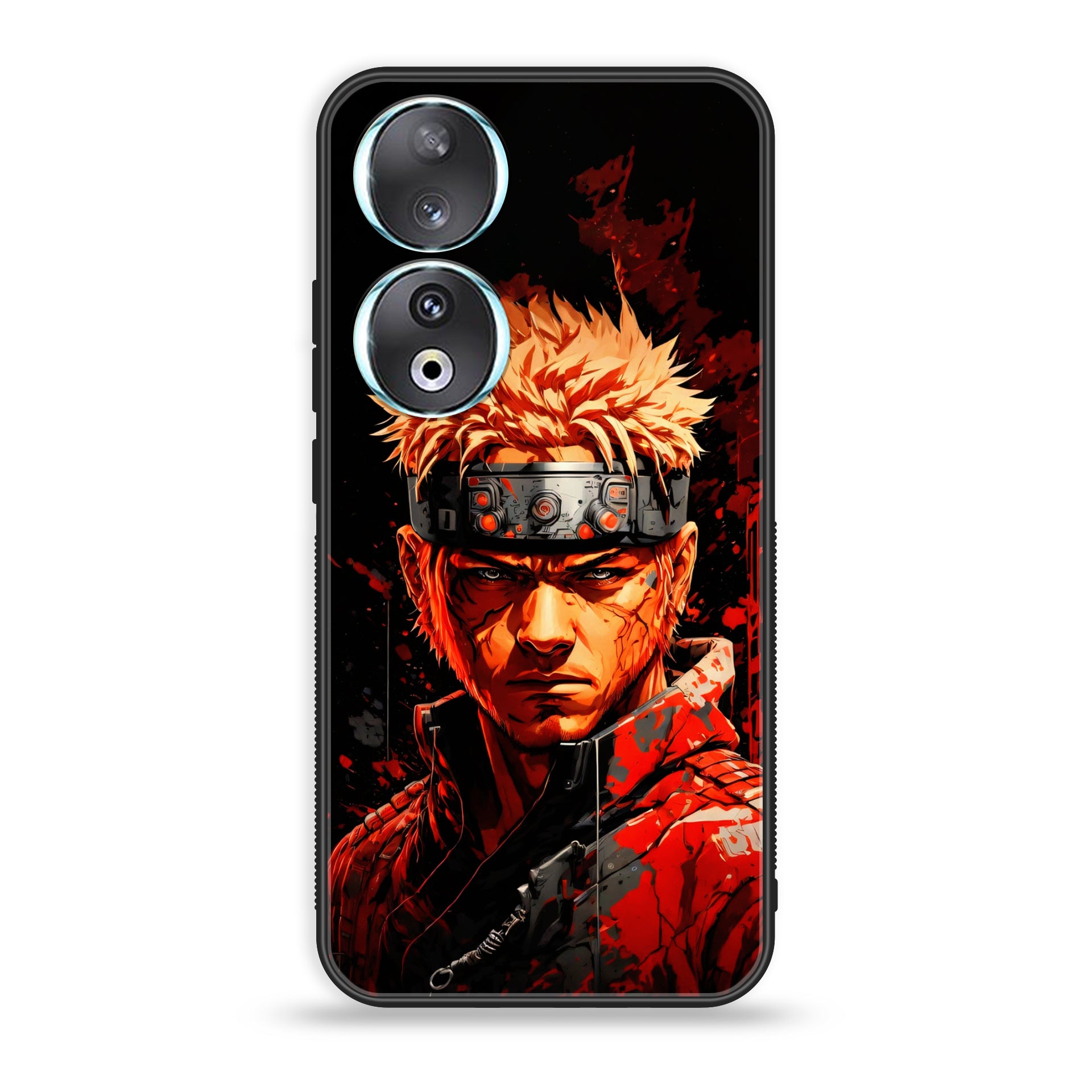 Huawei Honor 90 - Anime 2.0 Series - Premium Printed Glass soft Bumper shock Proof Case