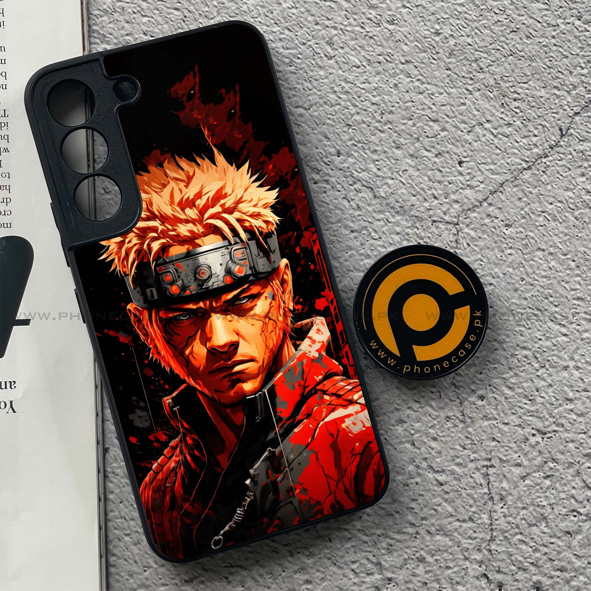 Samsung Galaxy S22 - Anime 2.0  Series - Premium Metal Printed soft Bumper shock Proof Case