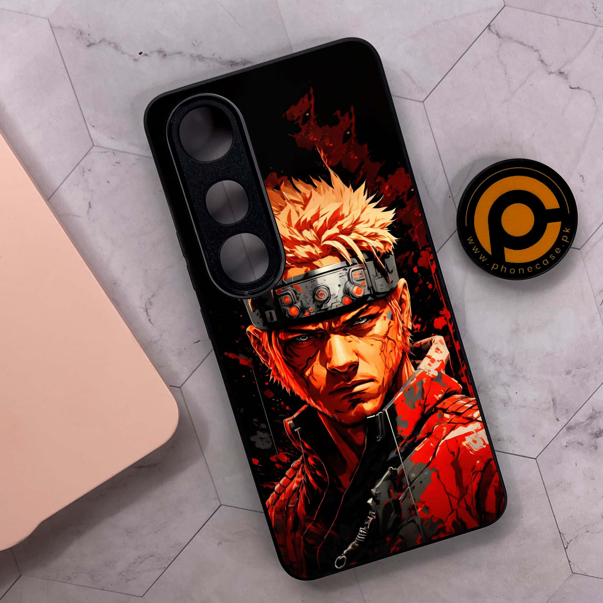 Vivo V50 Lite - Anime 2.0 Series - Premium Metal Printed soft Bumper shock Proof Case