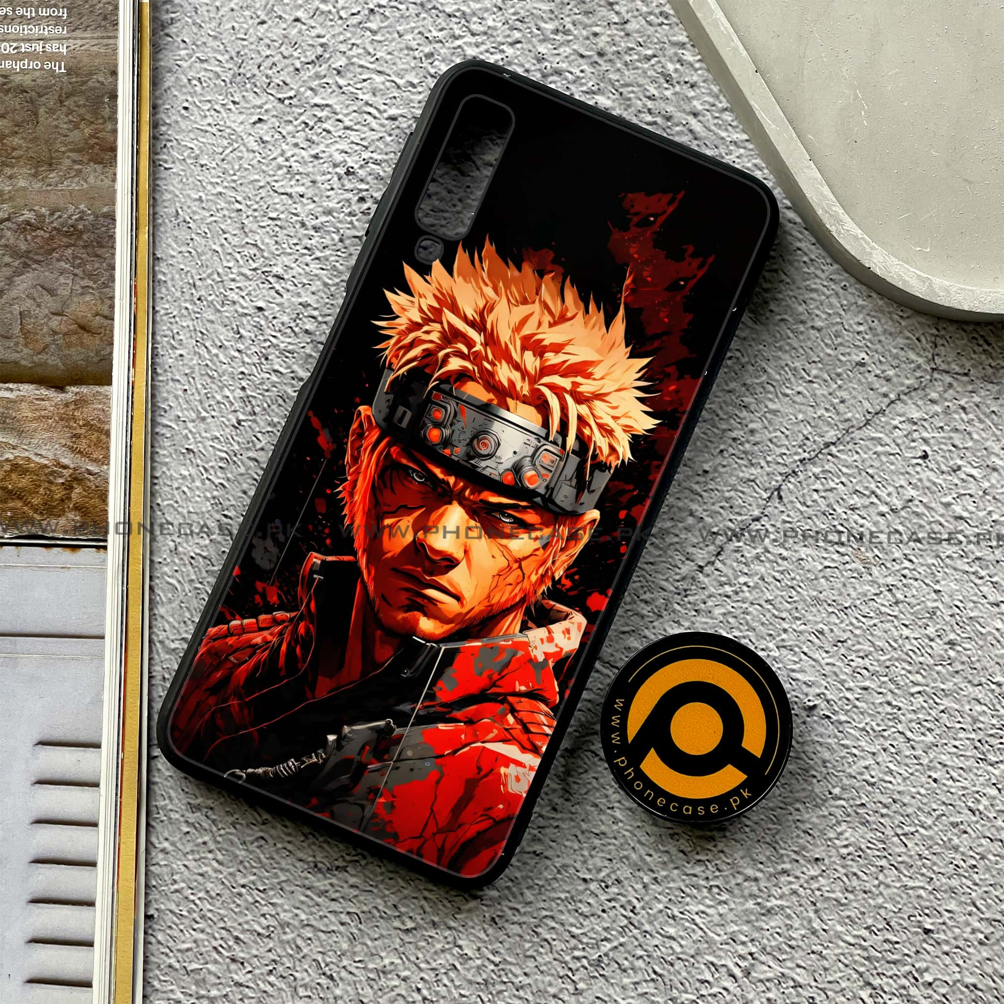 Galaxy A7 2018 - Anime 2.0 Series - Premium Printed Metal soft Bumper shock Proof Case