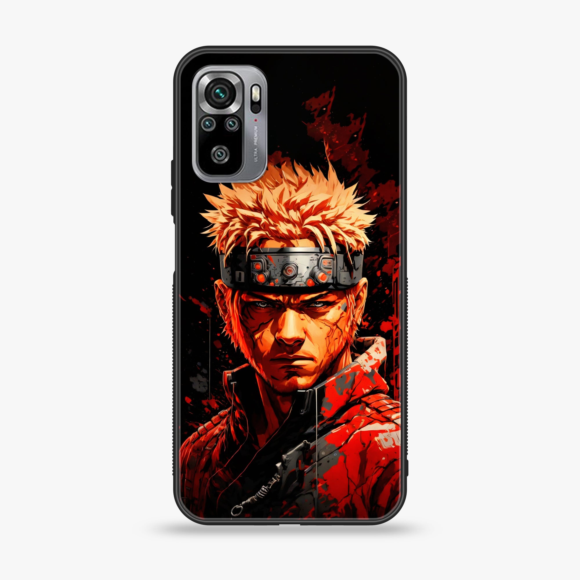 Xiaomi Redmi Note 10S- Anime 2.0 Series - Premium Printed Glass soft Bumper shock Proof Case