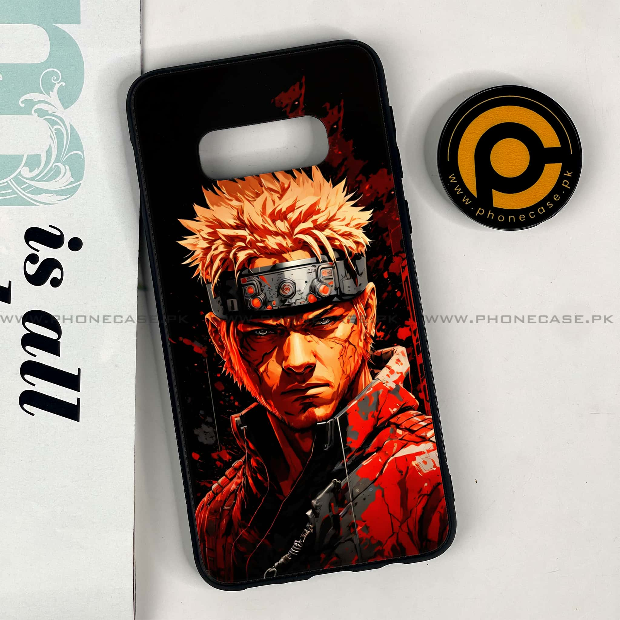 Galaxy S10e - Anime 2.0 Series - Premium Printed Glass soft Bumper shock Proof Case