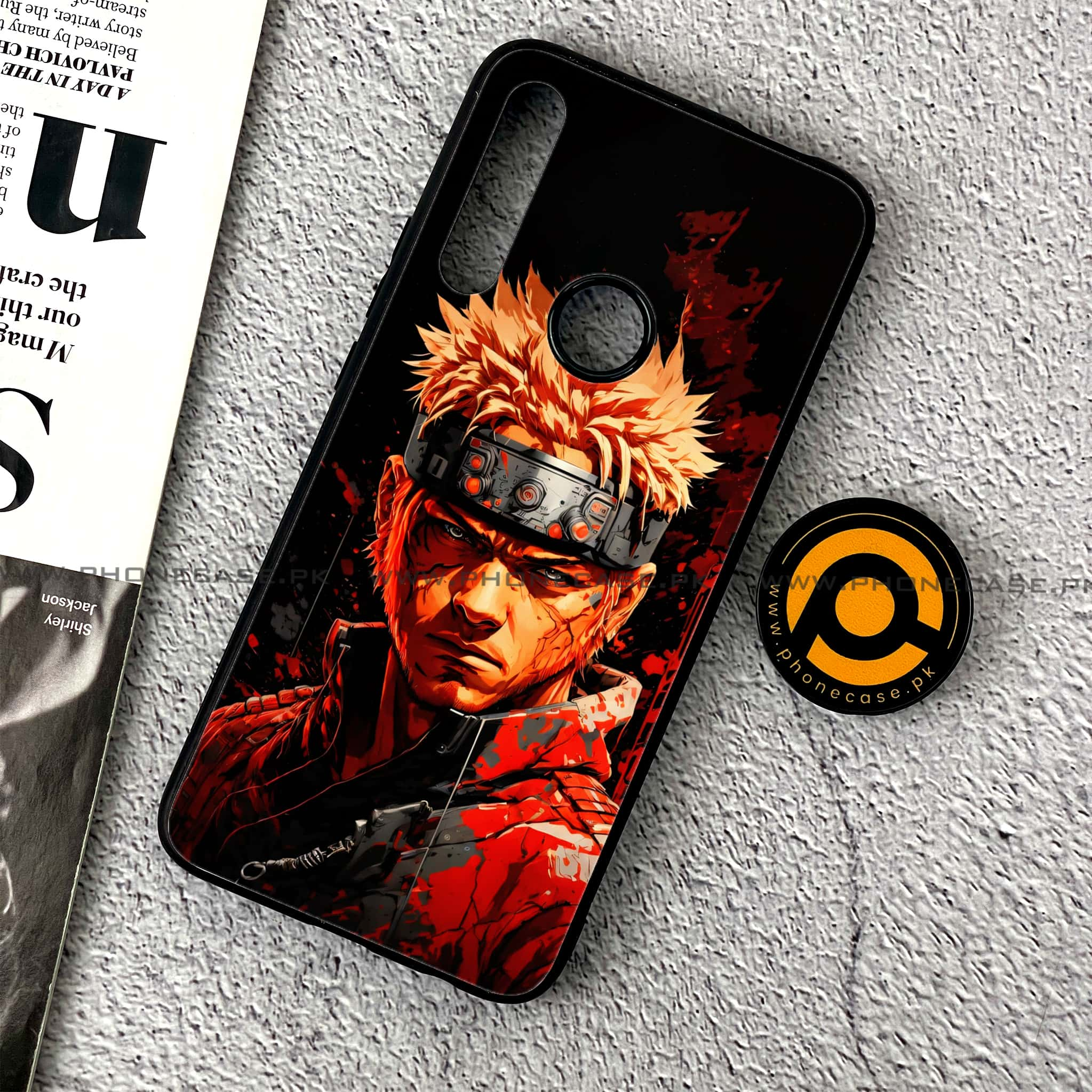 Huawei Y9 Prime (2019) - Anime 2.0 Series - Premium Printed Glass soft Bumper shock Proof Case