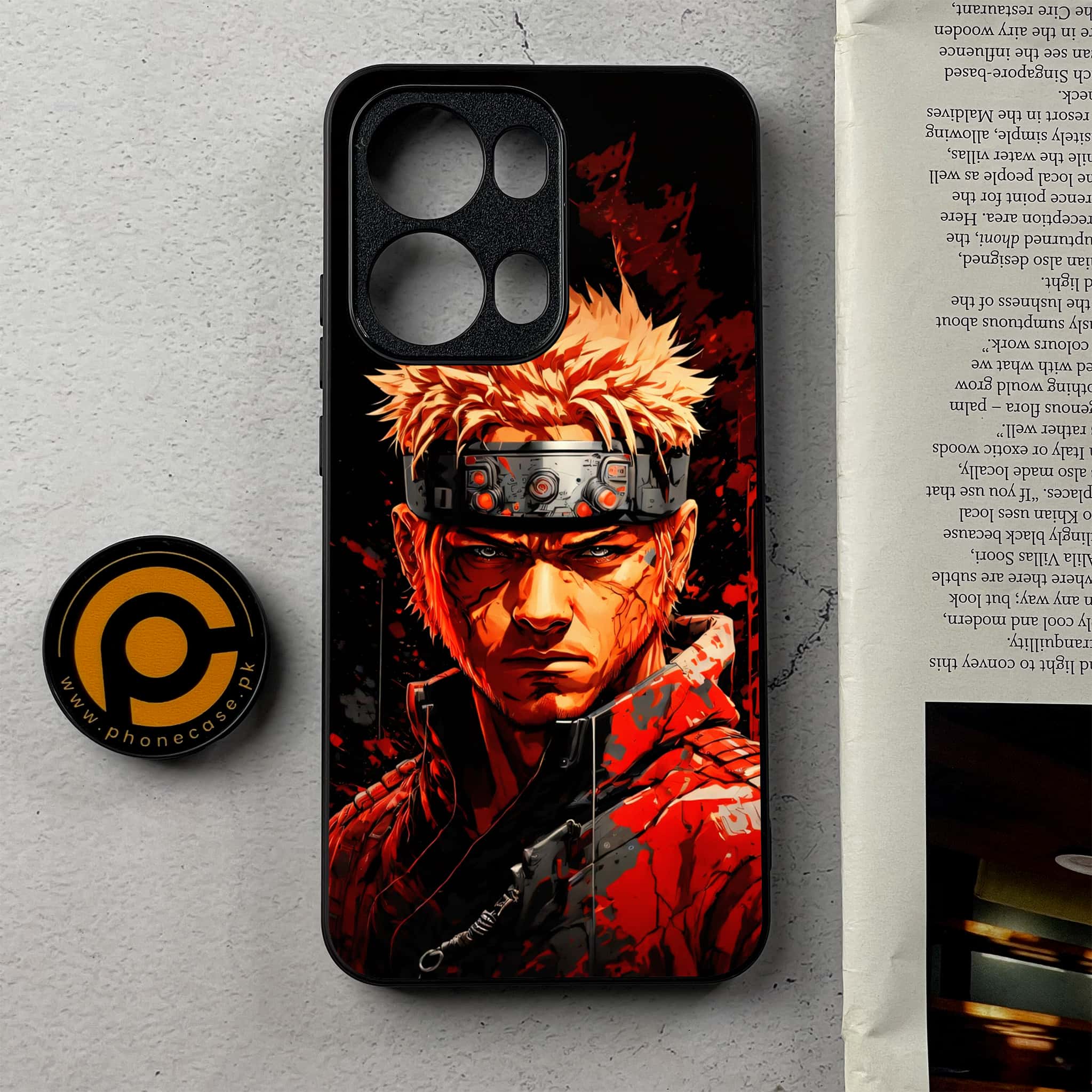 Oppo Reno 13 Pro - Anime 2.0 Series - Premium Metal Printed Soft Bumper Shockproof Case