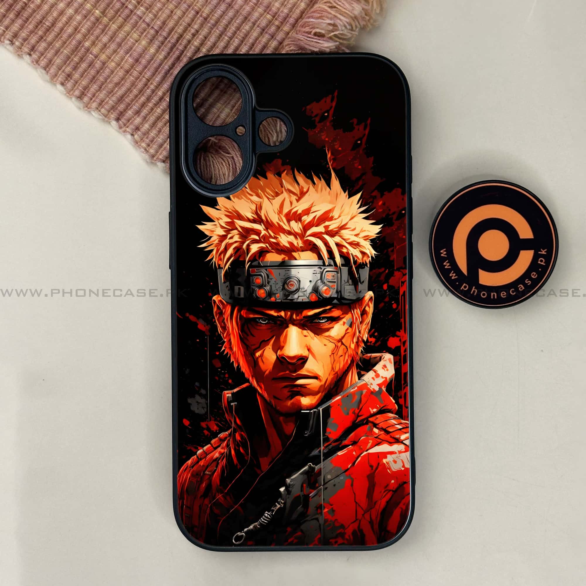 iPhone 17 - Anime 2.0 Series - Premium Printed Glass soft Bumper shock Proof Case