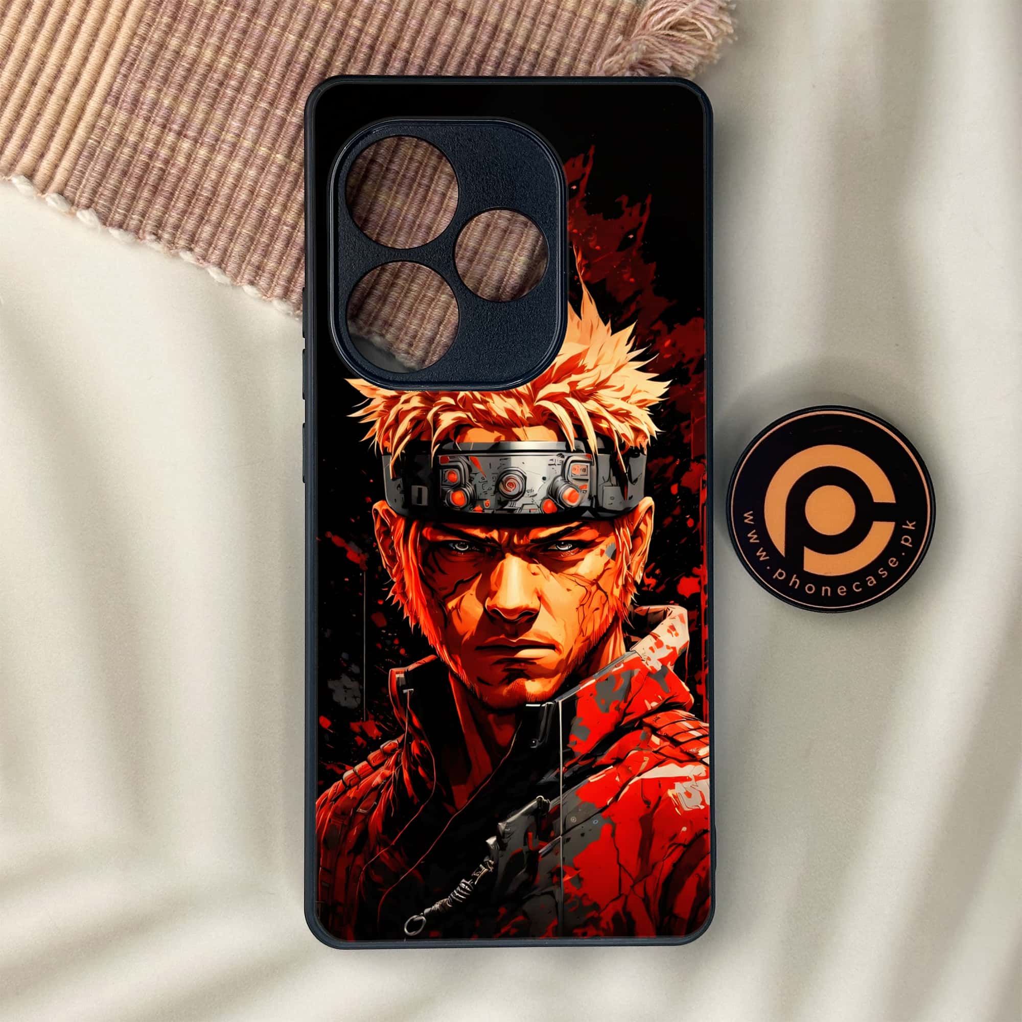 Realme GT 6 - Anime 2.0 Series - Premium Metal Printed soft Bumper shock Proof Case