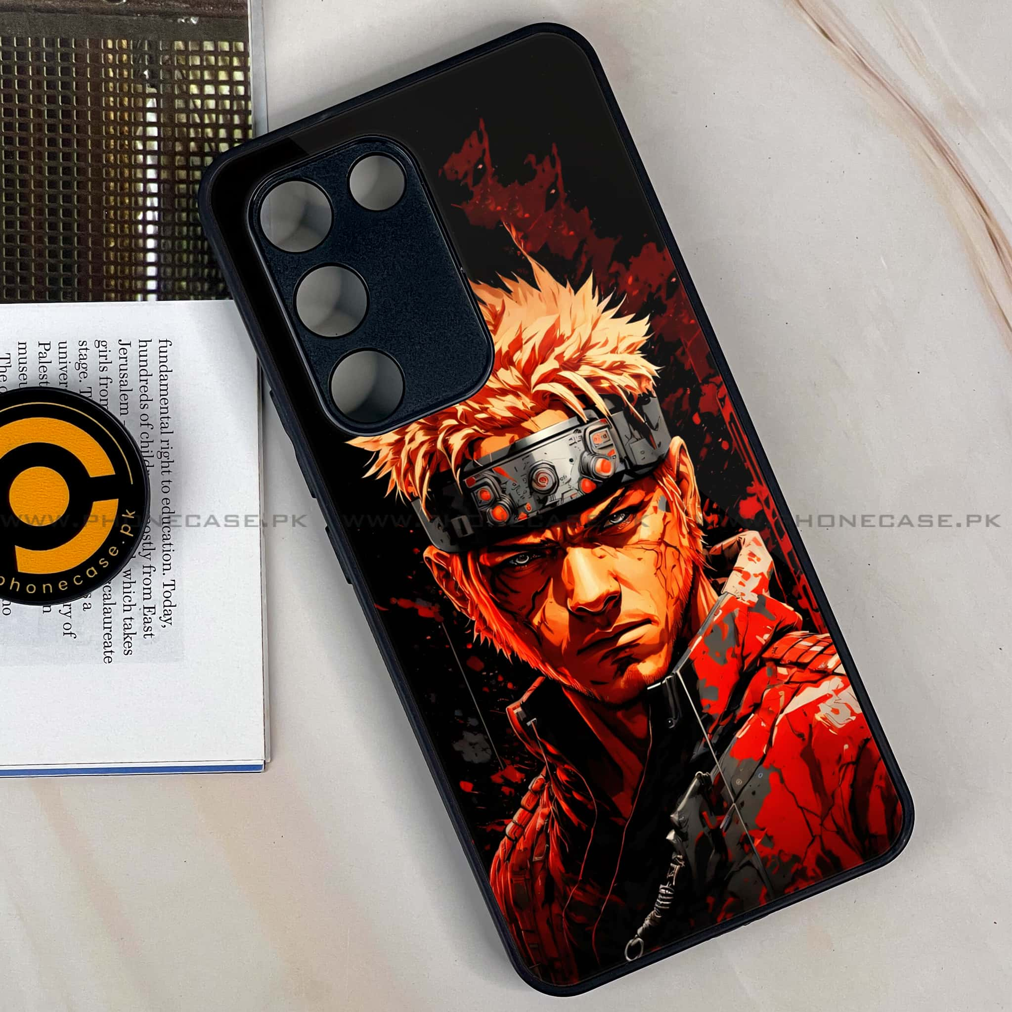 Vivo Y100 -  Anime 2.0 Series - Premium Printed Glass soft Bumper shock Proof Case