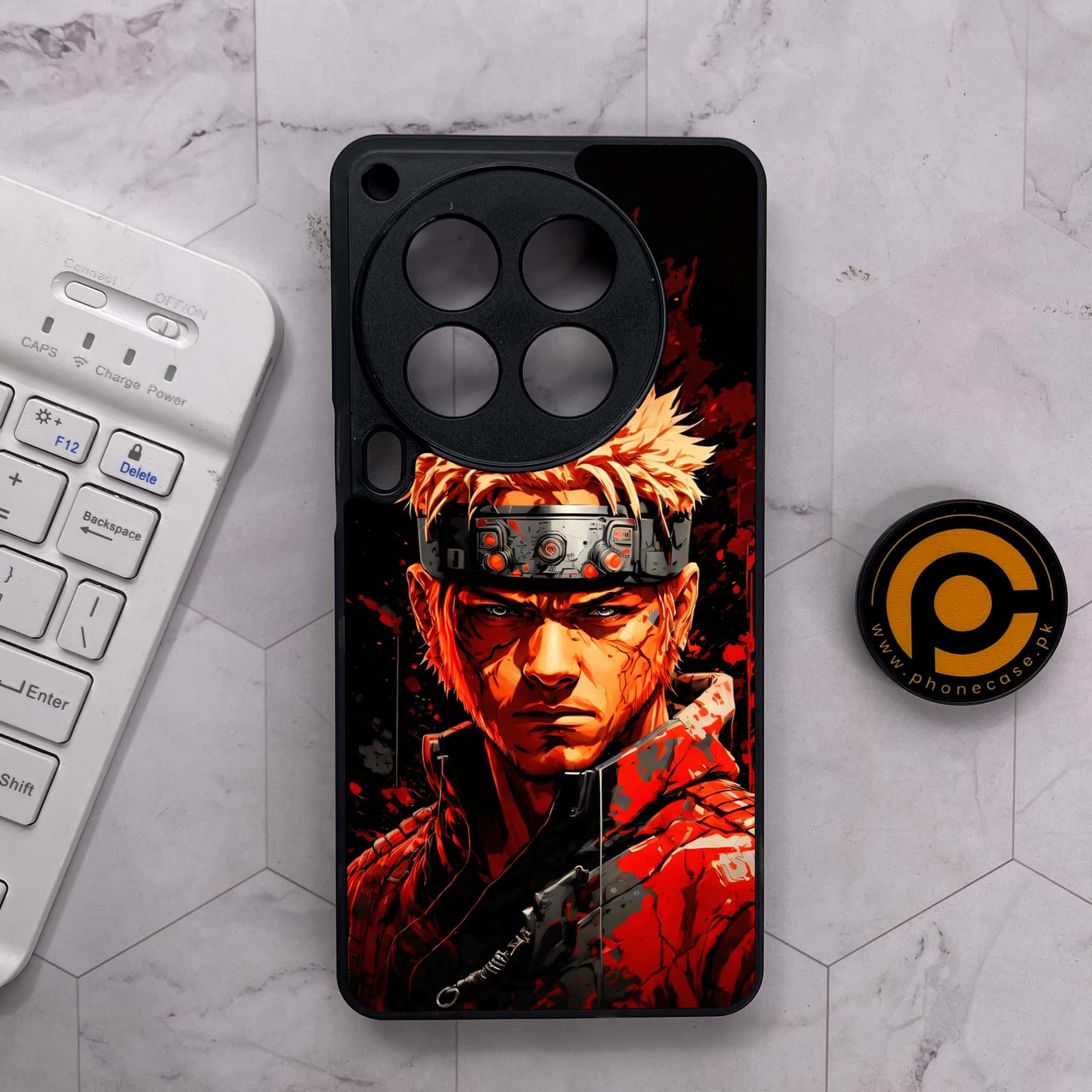 Tecno Camon 30 Premier - Anime 2.0 Series - Premium Metal Printed soft Bumper shock Proof Case