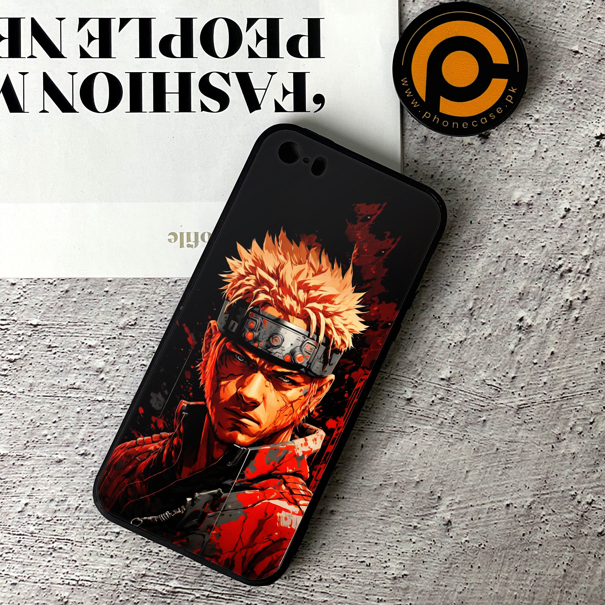 iPhone 5/5c/5s - Anime 2.0 Series - Premium Printed Glass soft Bumper shock Proof Case