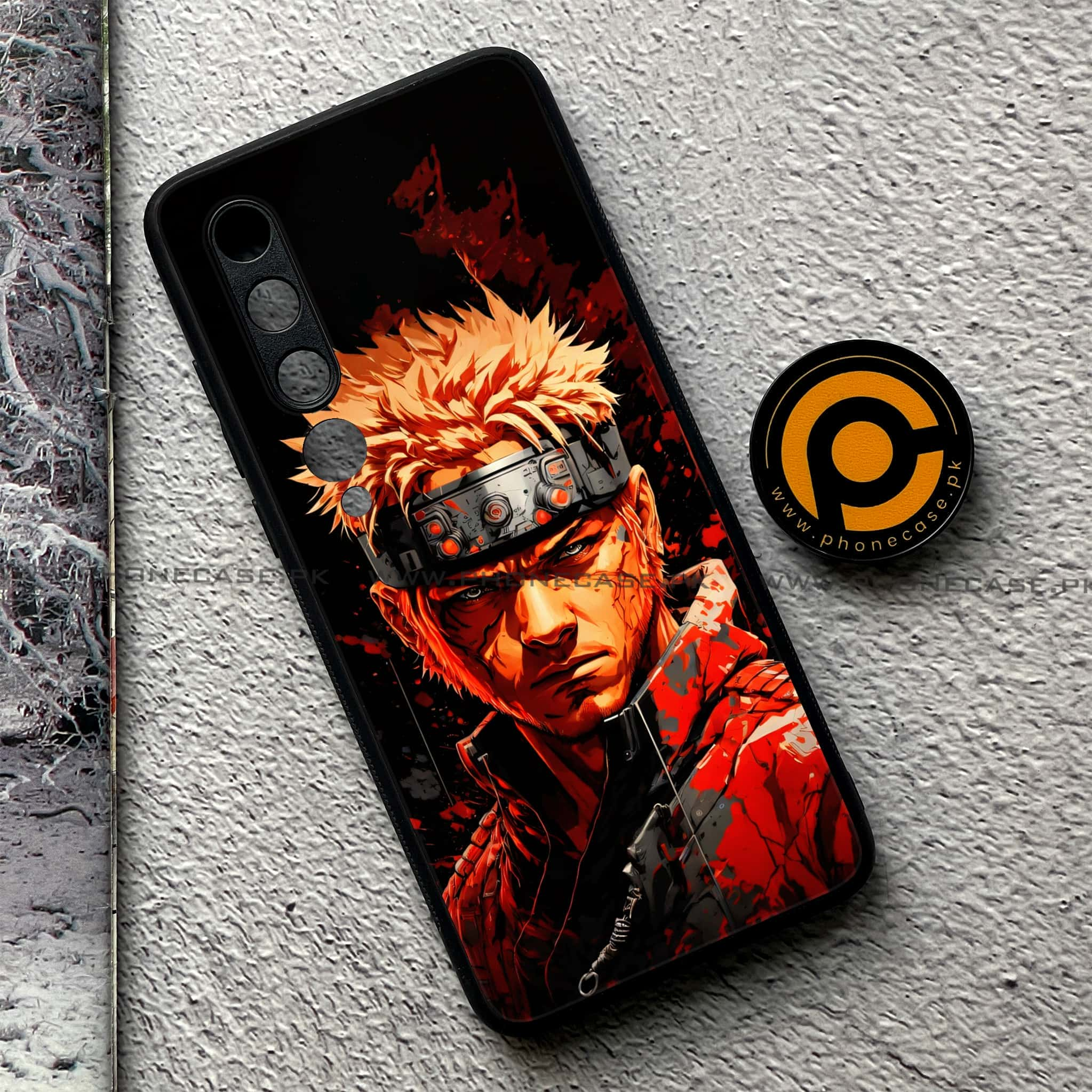 Xiaomi Mi 10 - Anime 2.0 Series - Premium Printed Glass soft Bumper shock Proof Case