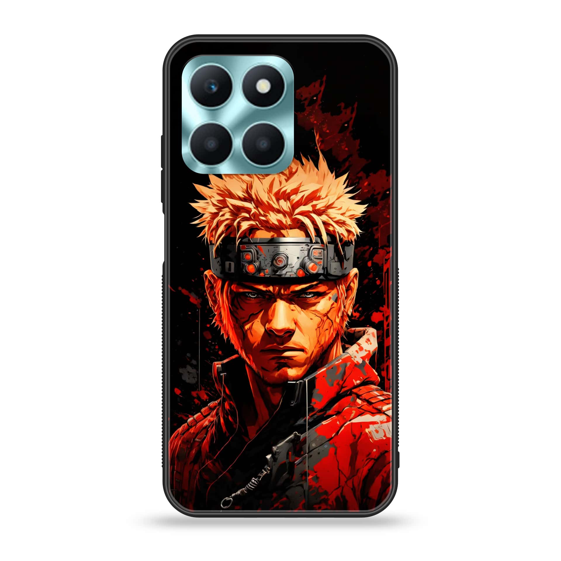 Honor X6a - Anime 2.0 Series - Premium Printed Glass soft Bumper shock Proof Case