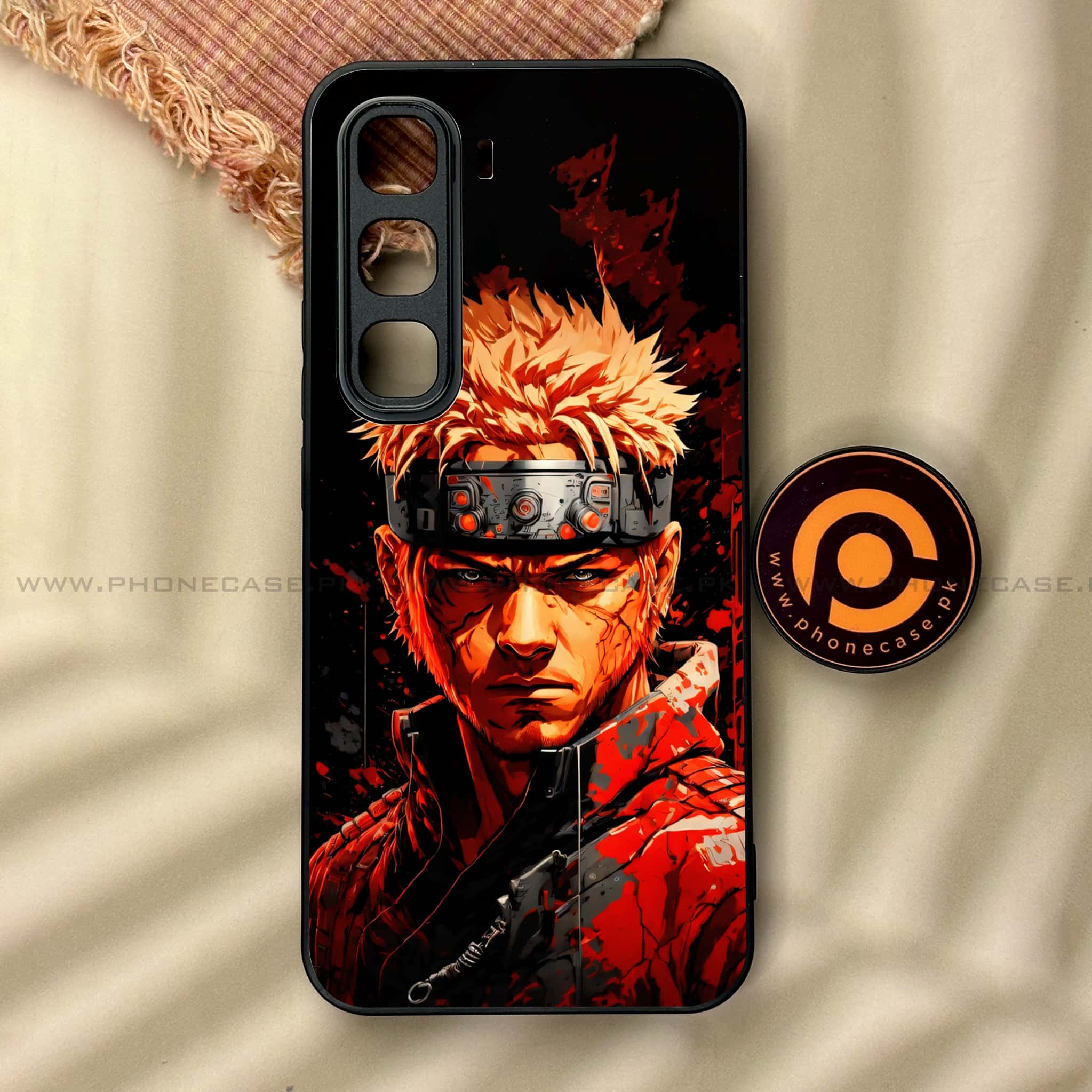 Infinix Hot 60 Pro - Anime 2.0 Series - Premium Metal Printed soft Bumper shock Proof Case