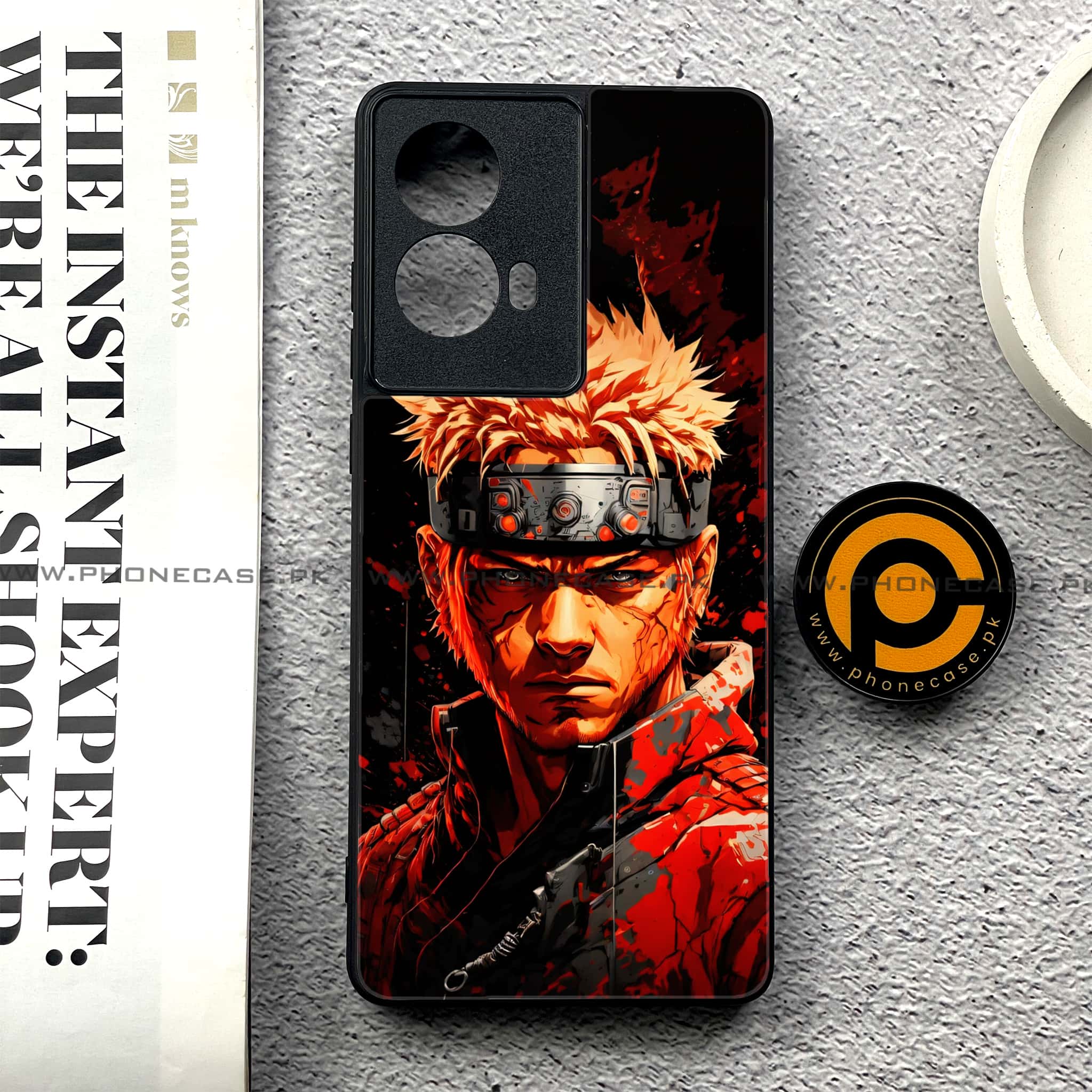 Moto G85 - Anime 2.0 Series - Premium Printed Glass soft Bumper shock Proof Case