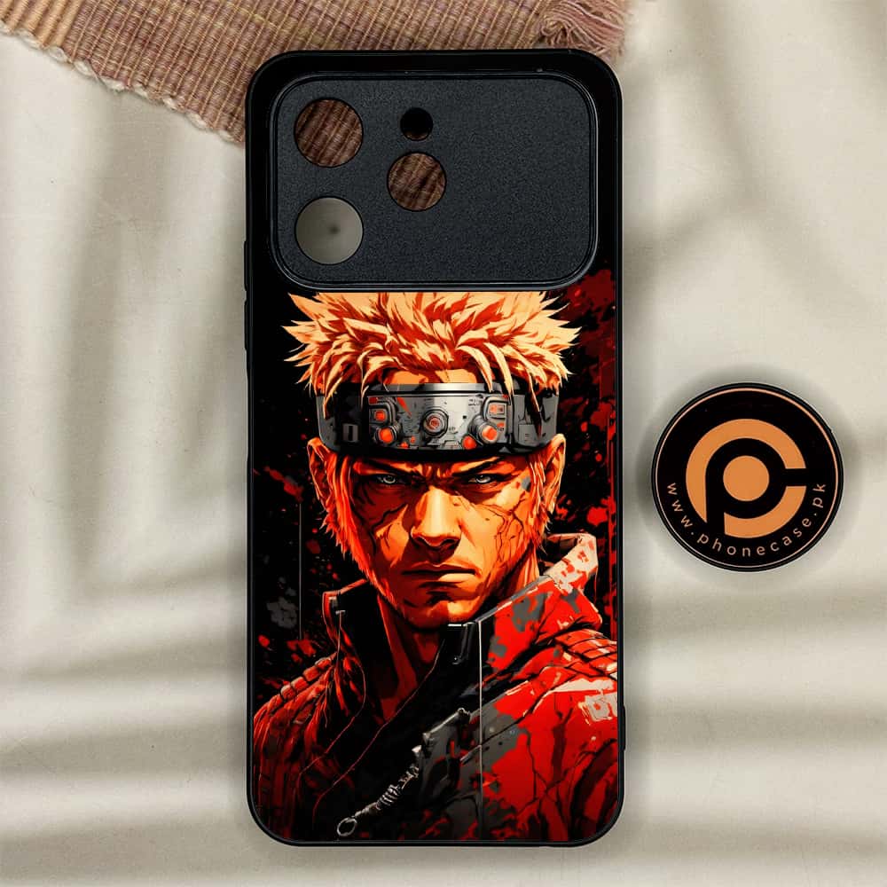 Tecno Spark 40 - Anime 2.0 Series - Premium Metal Printed soft Bumper shock Proof Case