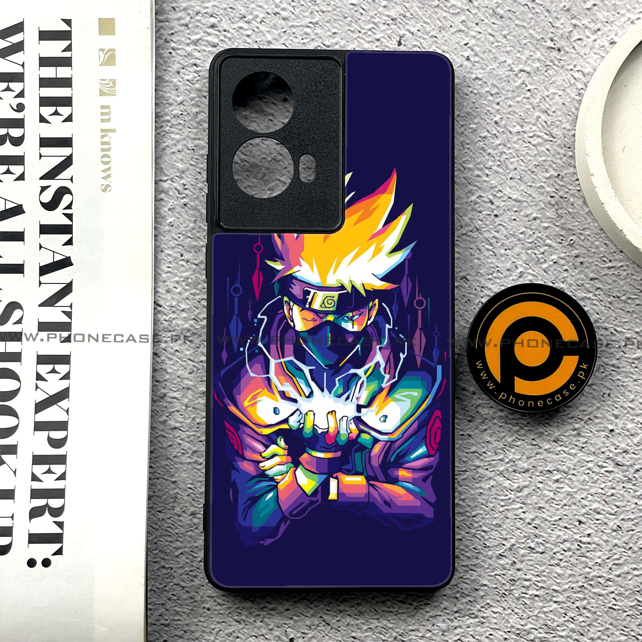 Moto G85 - Anime 2.0 Series - Premium Printed Glass soft Bumper shock Proof Case