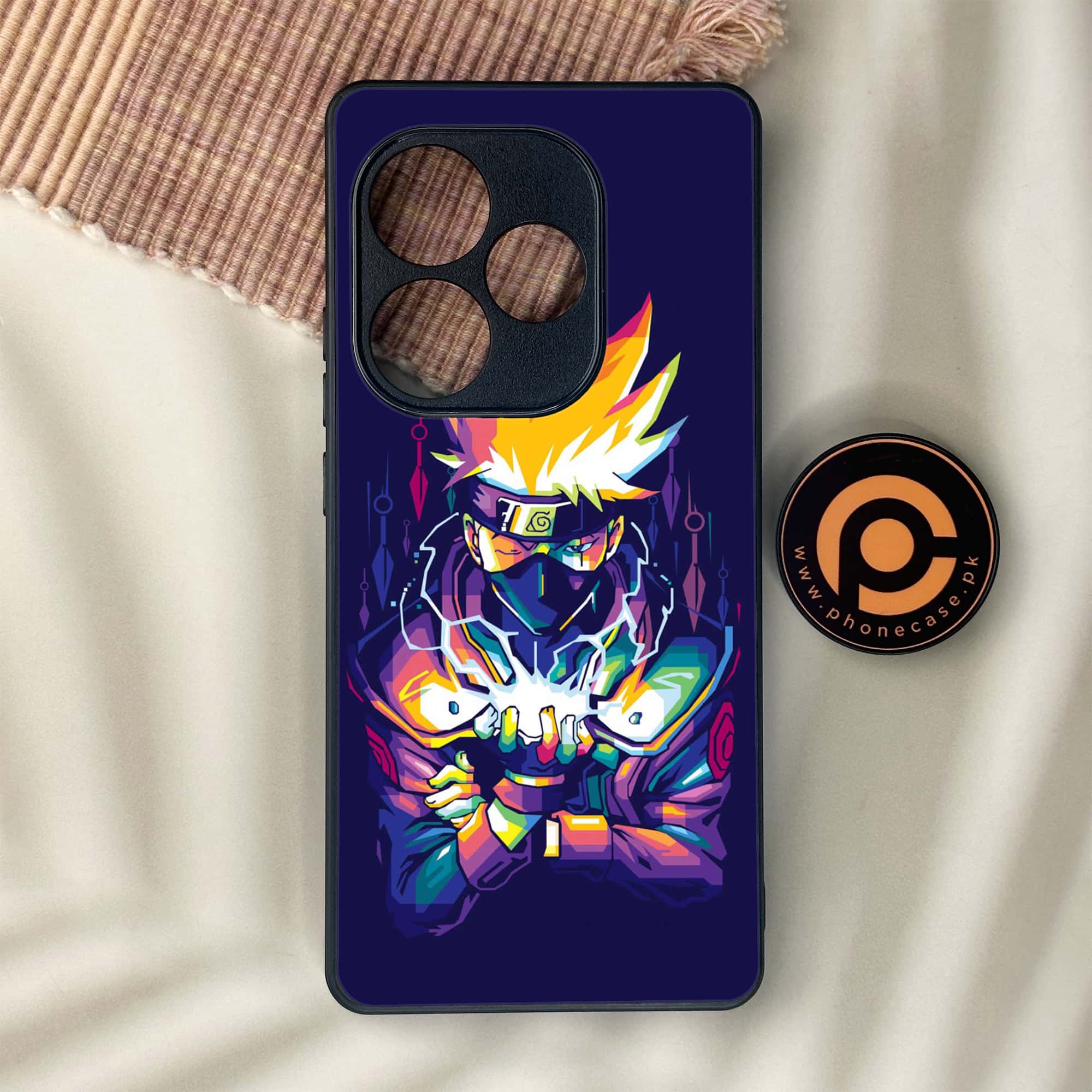 Realme GT 6 - Anime 2.0 Series - Premium Metal Printed soft Bumper shock Proof Case