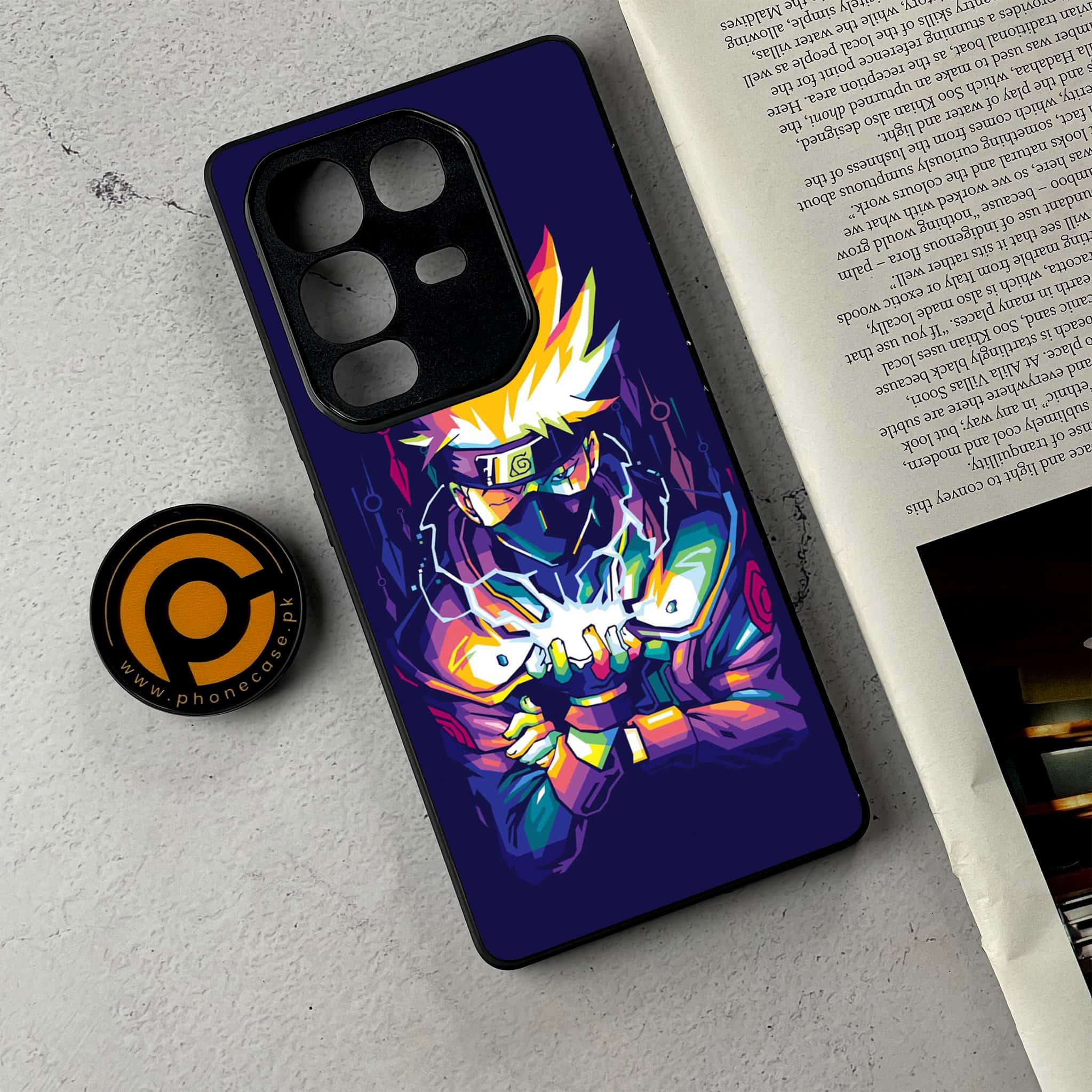 Infinix Note 50 Pro Plus - Anime 2.0 Series - Premium Metal Printed Soft Bumper Shockproof Case