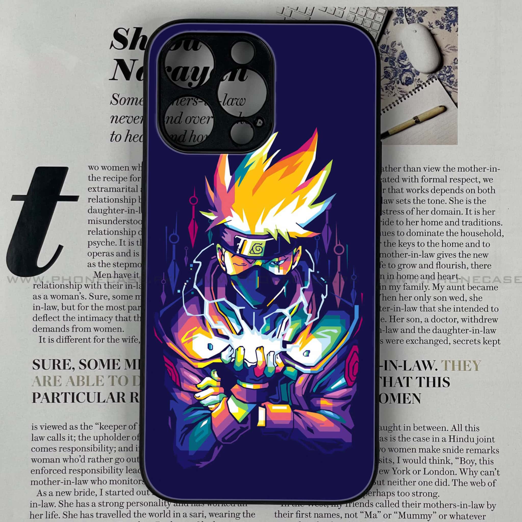 iPhone 14 Pro Max - Anime 2.0 Series - Premium Metal Printed soft Bumper shock Proof Case
