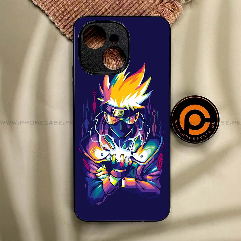 Tecno Spark 40C - Anime 2.0 Series - Premium Metal Printed soft Bumper shock Proof Case