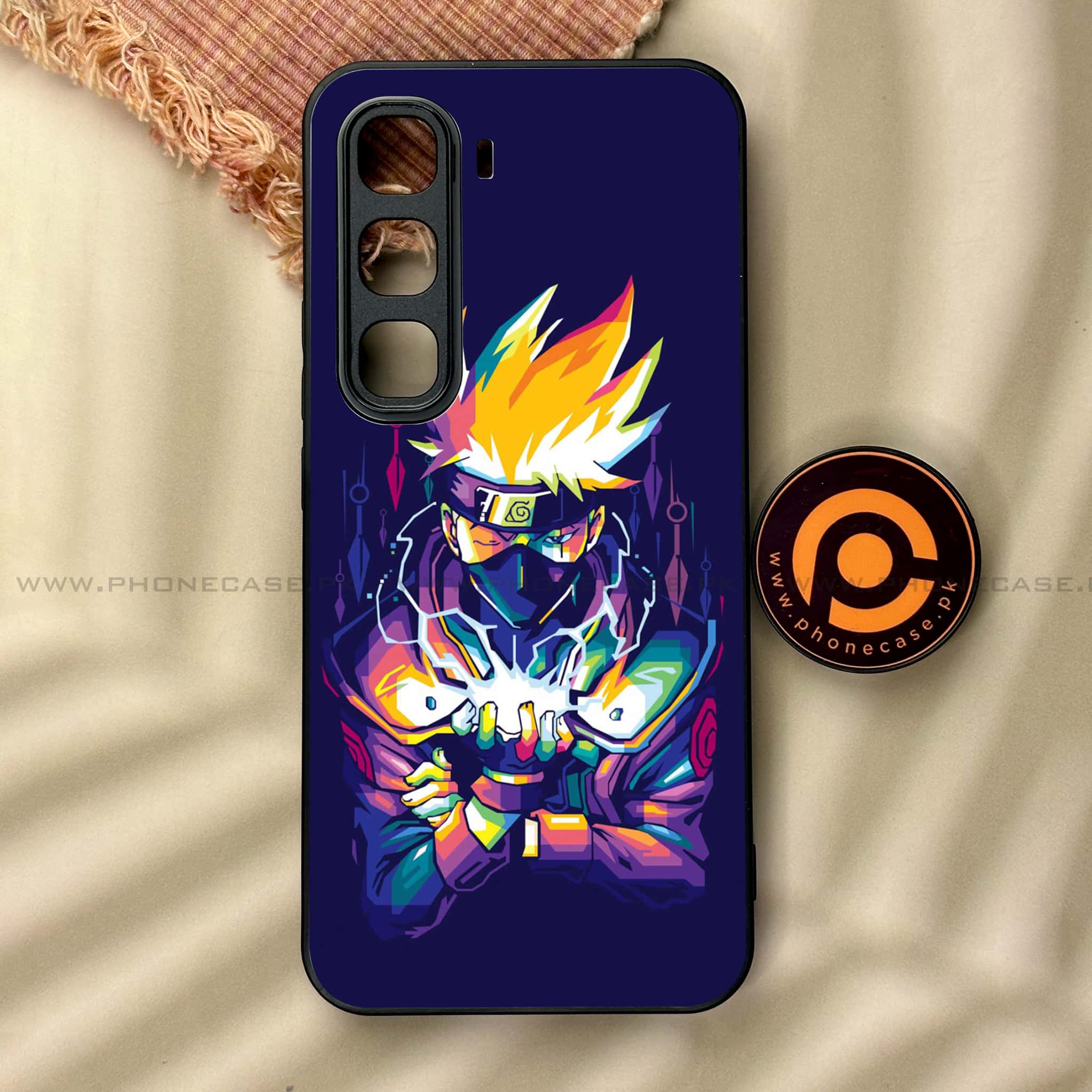 Infinix Hot 60 Pro - Anime 2.0 Series - Premium Metal Printed soft Bumper shock Proof Case
