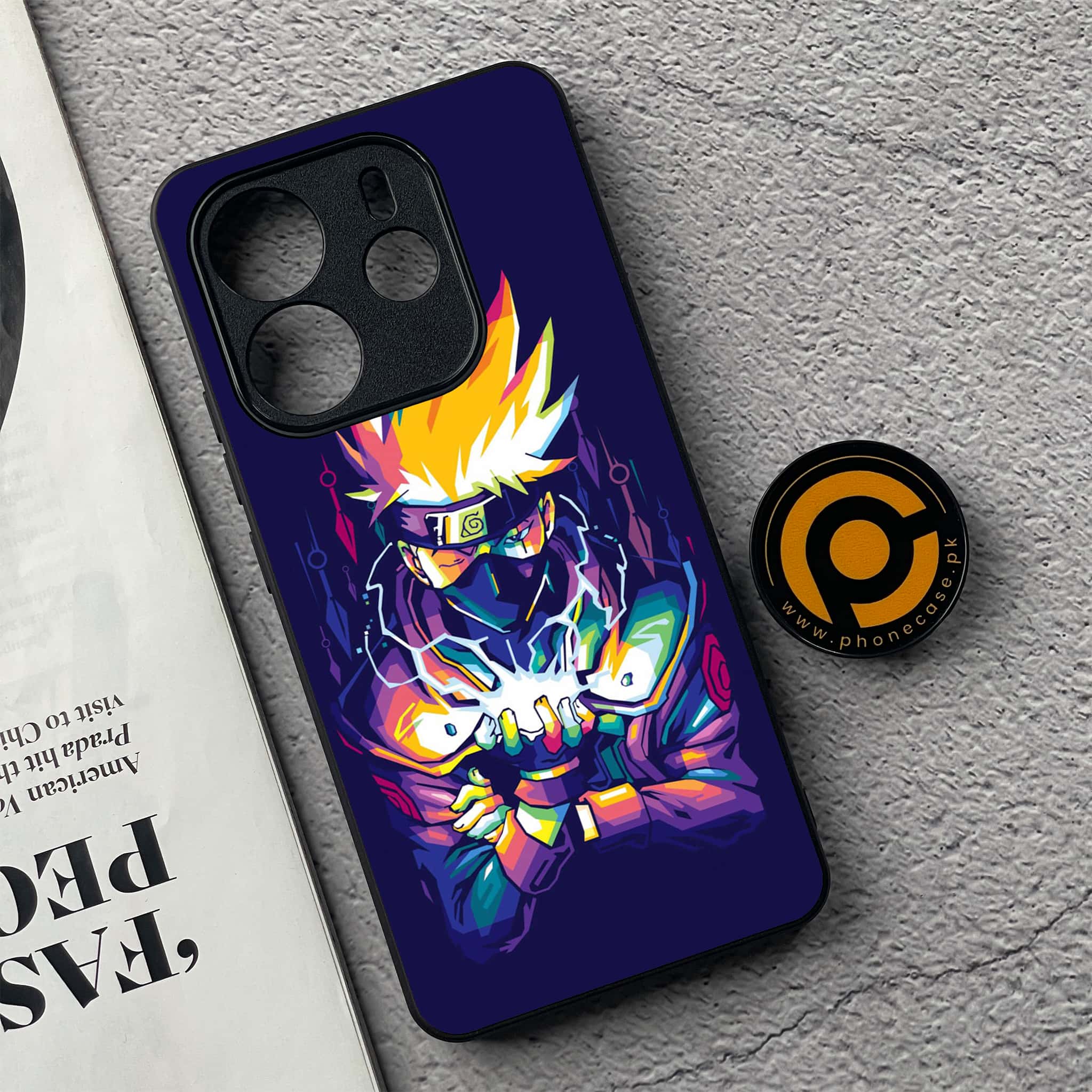 Xiaomi Redmi Note 14 - Anime 2.0 Series - Premium Printed Glass soft Bumper shock Proof Case