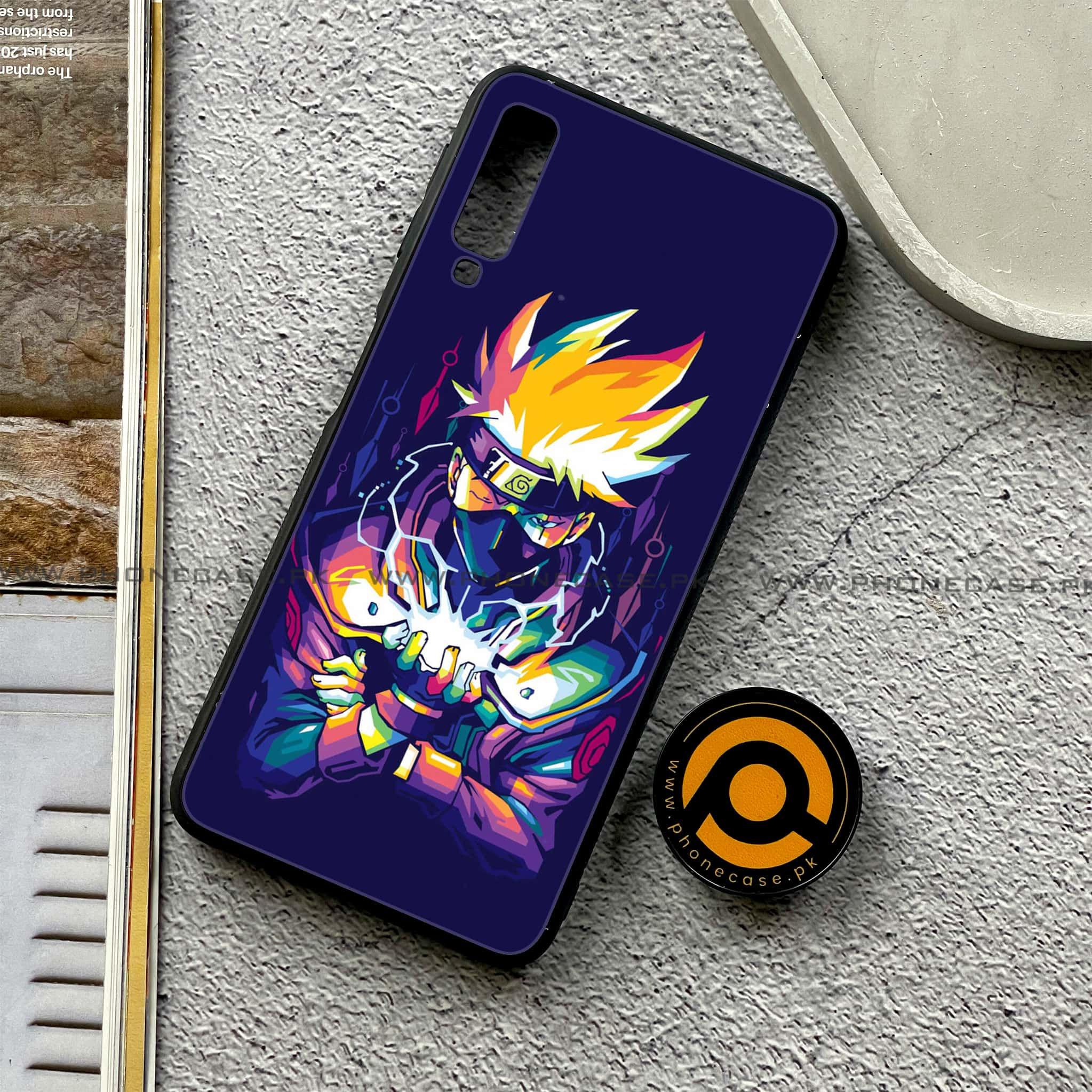 Galaxy A7 2018 - Anime 2.0 Series - Premium Printed Metal soft Bumper shock Proof Case