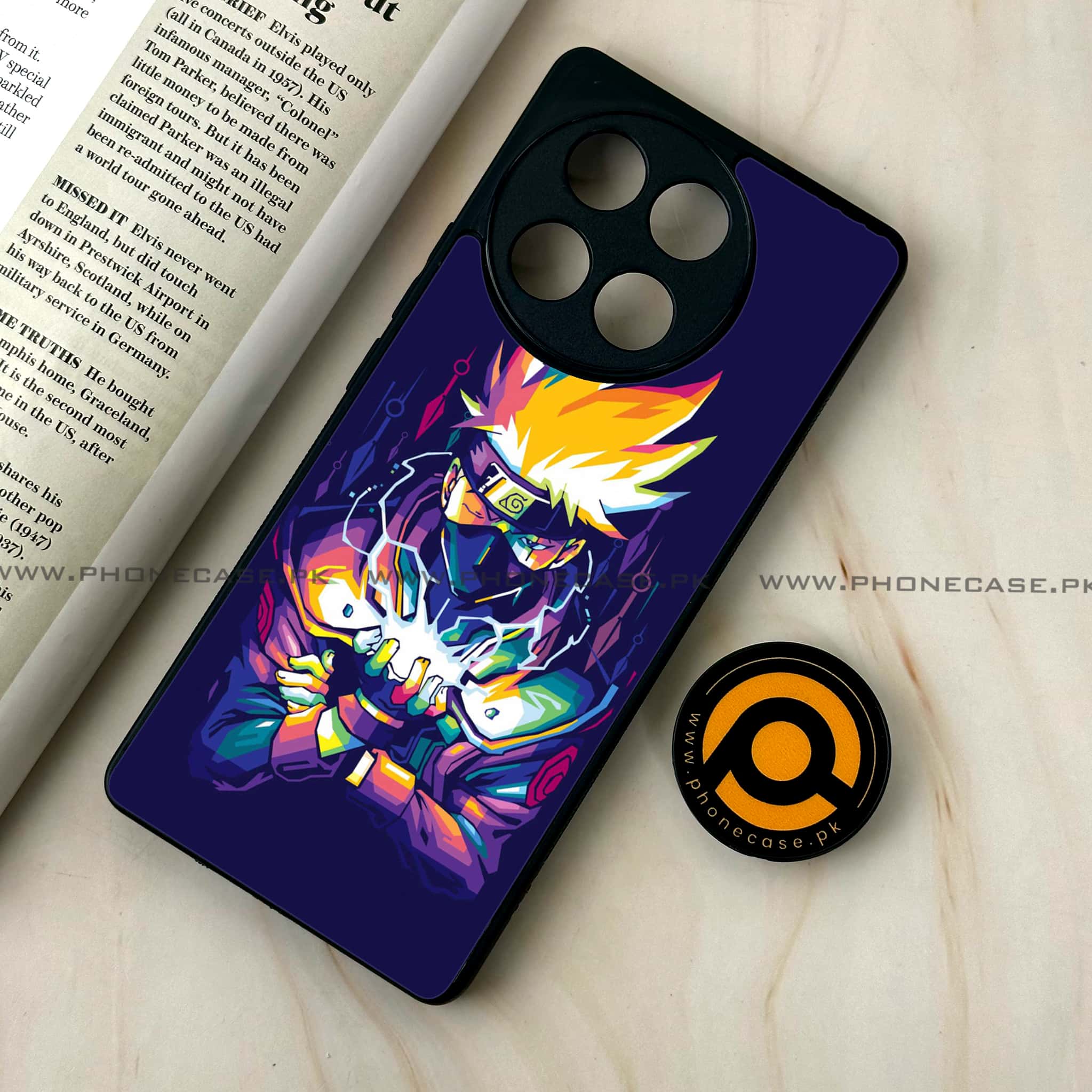 Tecno Camon 30s - Anime 2.0 Series - Premium Metal Printed soft Bumper shock Proof Case