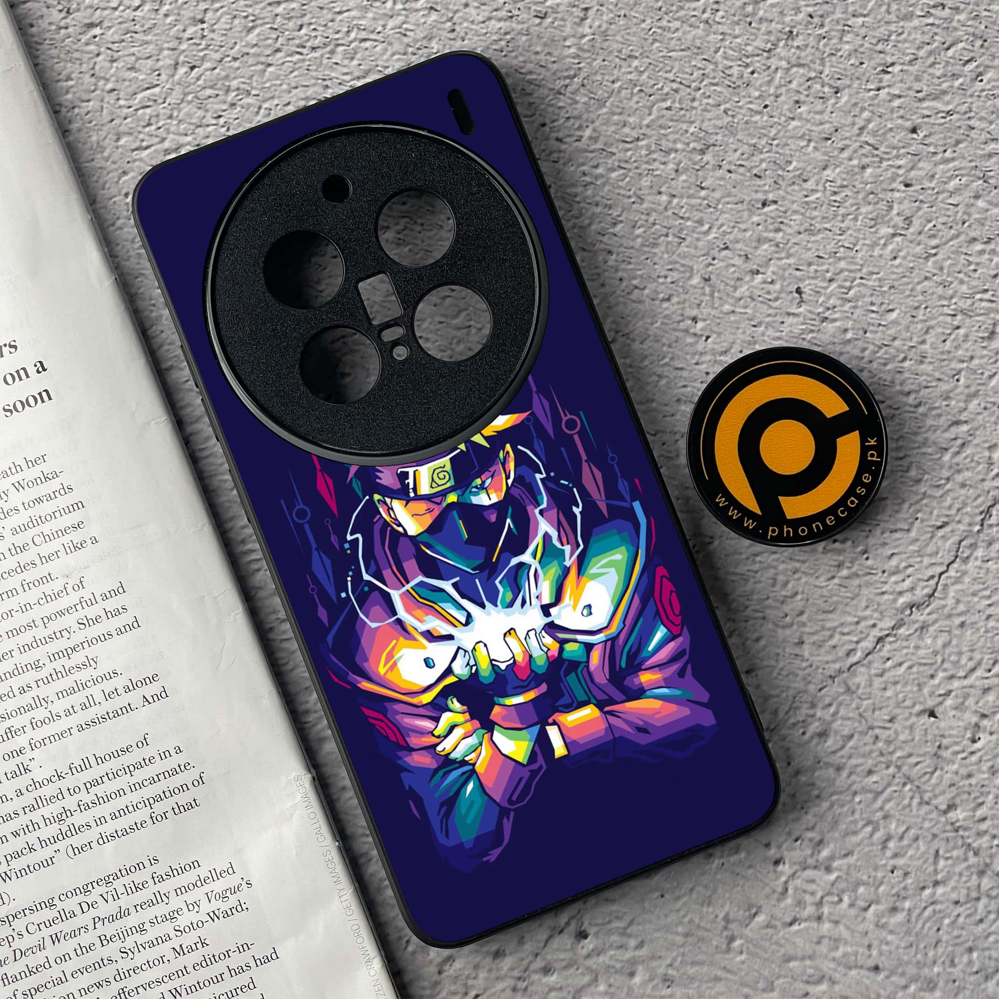 Vivo X200 Pro - Anime 2.0 Series - Premium Metal  Printed soft Bumper shock Proof Case