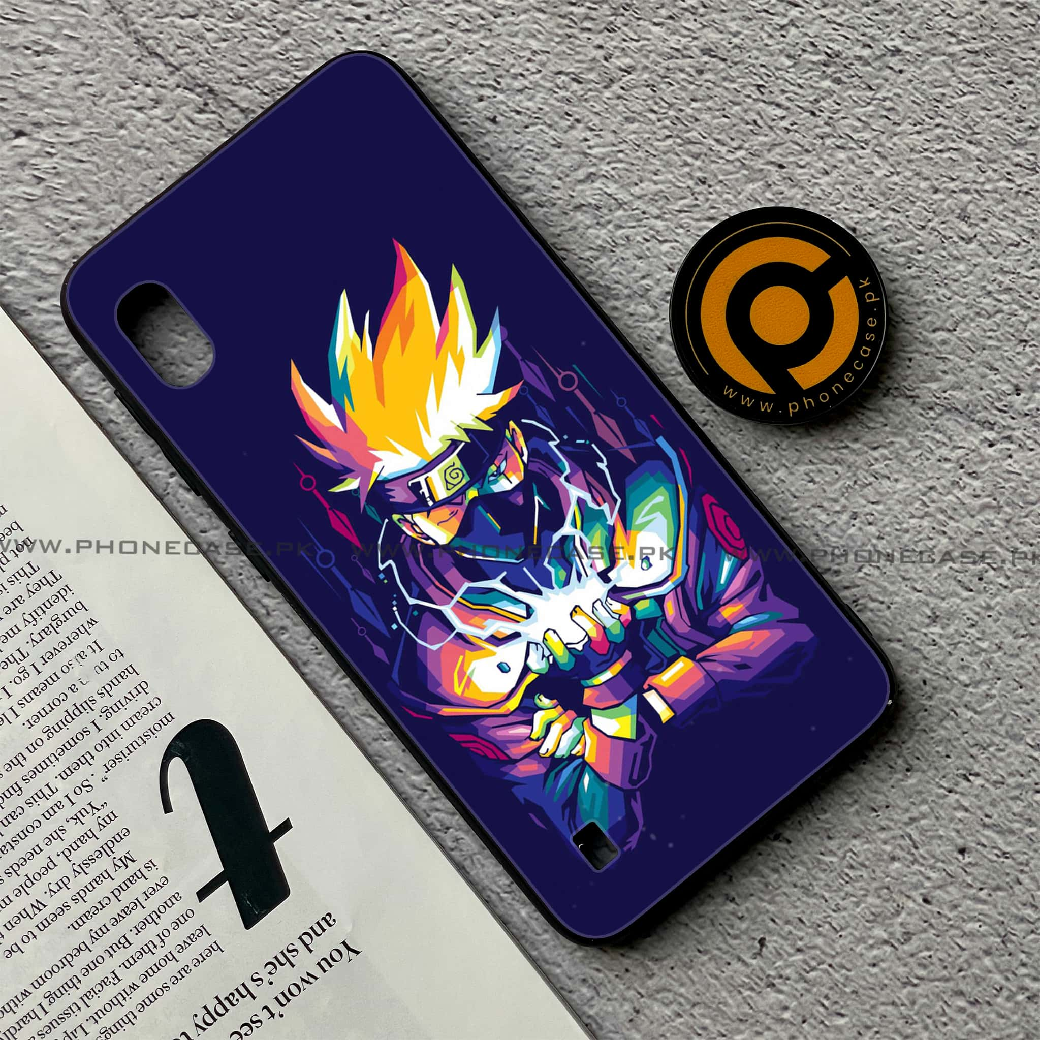 Samsung Galaxy A10 - Anime 2.0 Series - Premium Printed Glass soft Bumper shock Proof Case