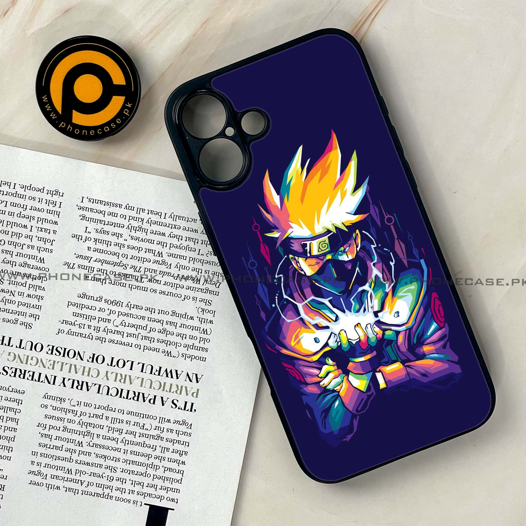 iPhone 16 Plus - Anime 2.0 Series - Premium Printed Glass soft Bumper shock Proof Case