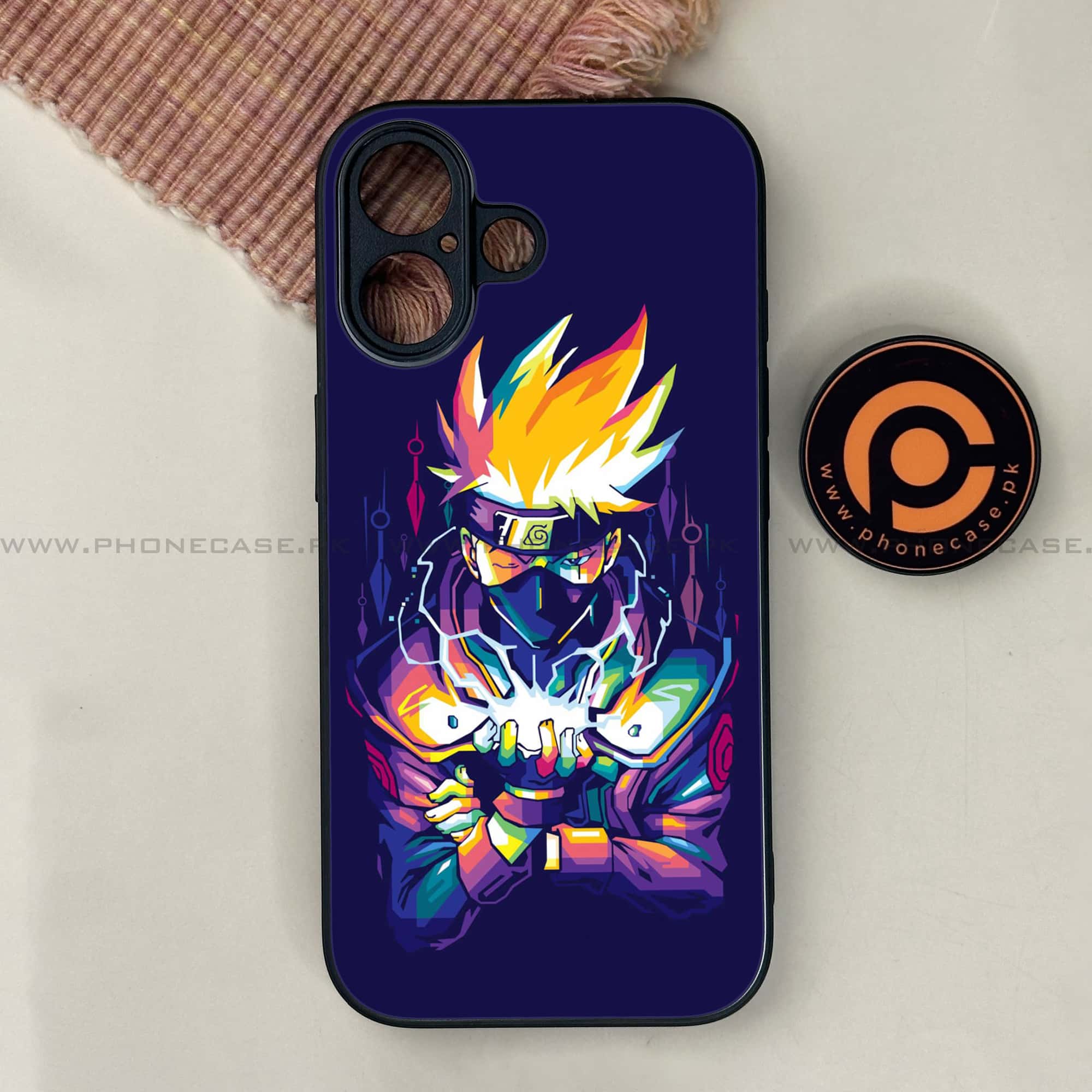 iPhone 17 - Anime 2.0 Series - Premium Printed Glass soft Bumper shock Proof Case